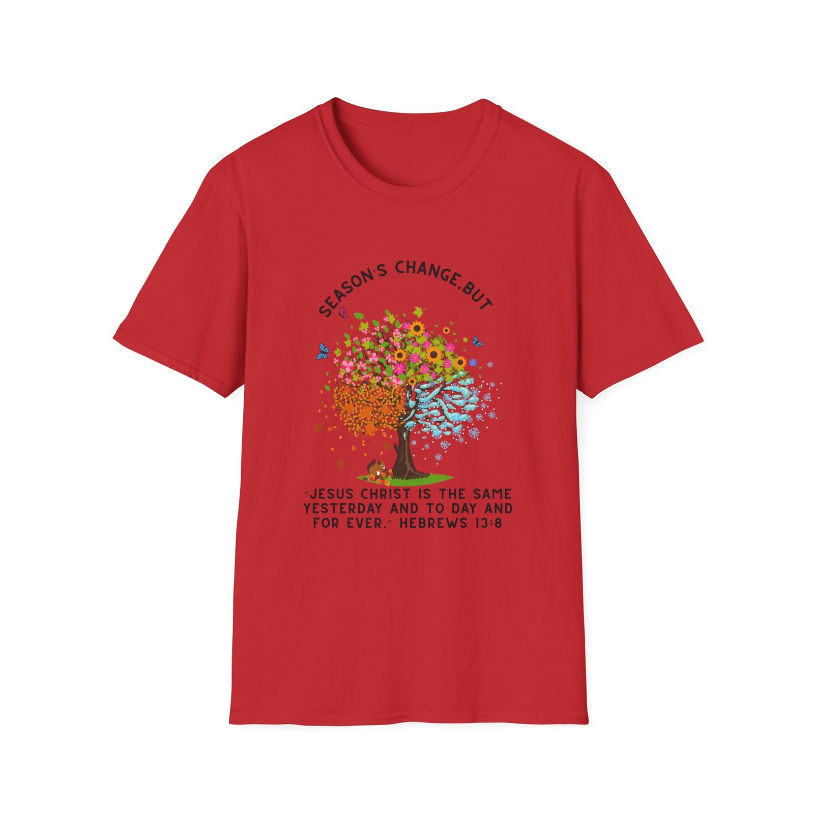 Jesus Unisex Softstyle T-Shirt, Casual Tee, Christian Apparel, Faith-Based Gift, Everyday Wear, Religious T-Shirt - Image 33