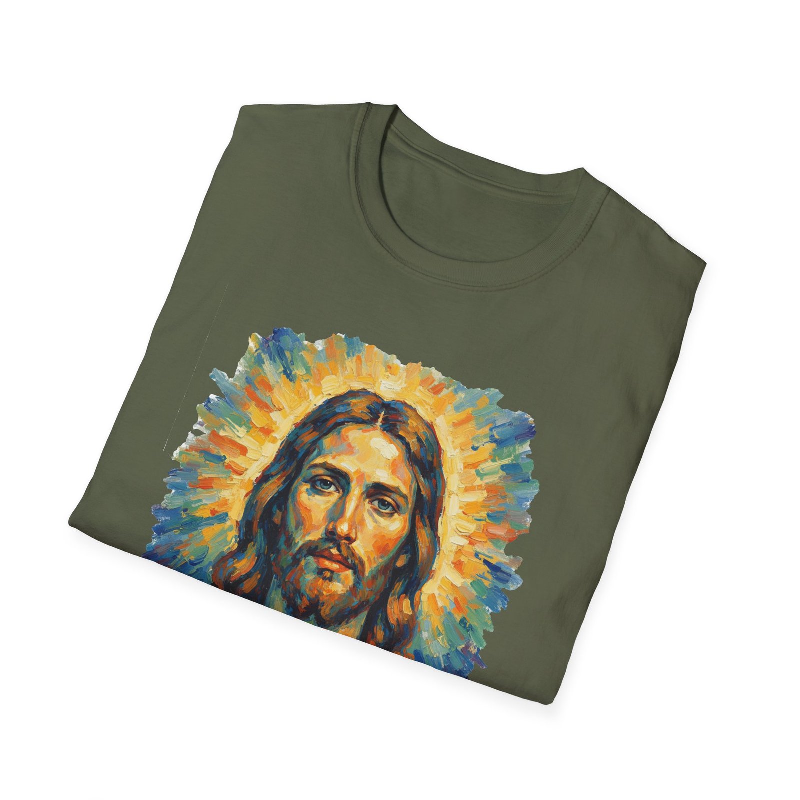 Jesus Christ Graphic Tee, Unisex Softstyle T-Shirt, Faith Apparel, Inspirational Gift, Religious Top - Image 24