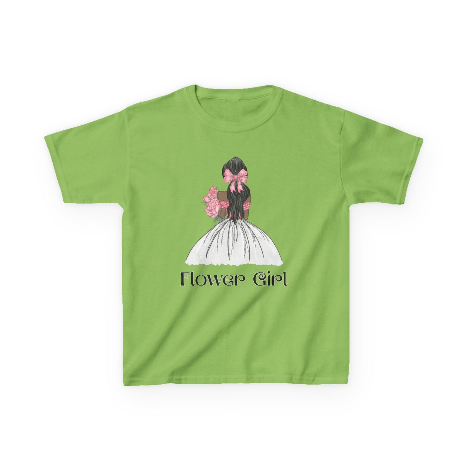 Flower Girl Kids Tee, Cute Floral T-Shirt for Flower Girls, Wedding Apparel, Toddler Gift, Birthday Outfit, Spring Fling Top - Image 33