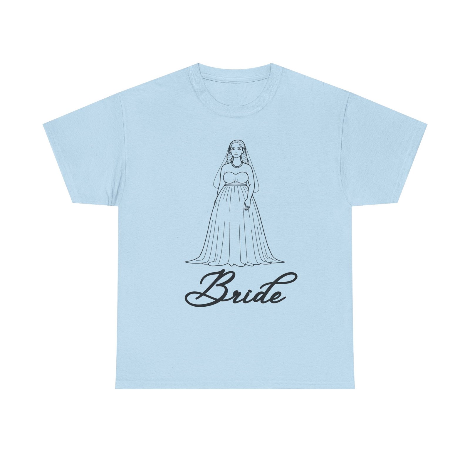 Bride Graphic Tee, Wedding Gift Shirt, Bridal Party Outfit, Engagement Celebration Top, Funny Bride Apparel, Unisex Heavy Cotton Tee - Image 41