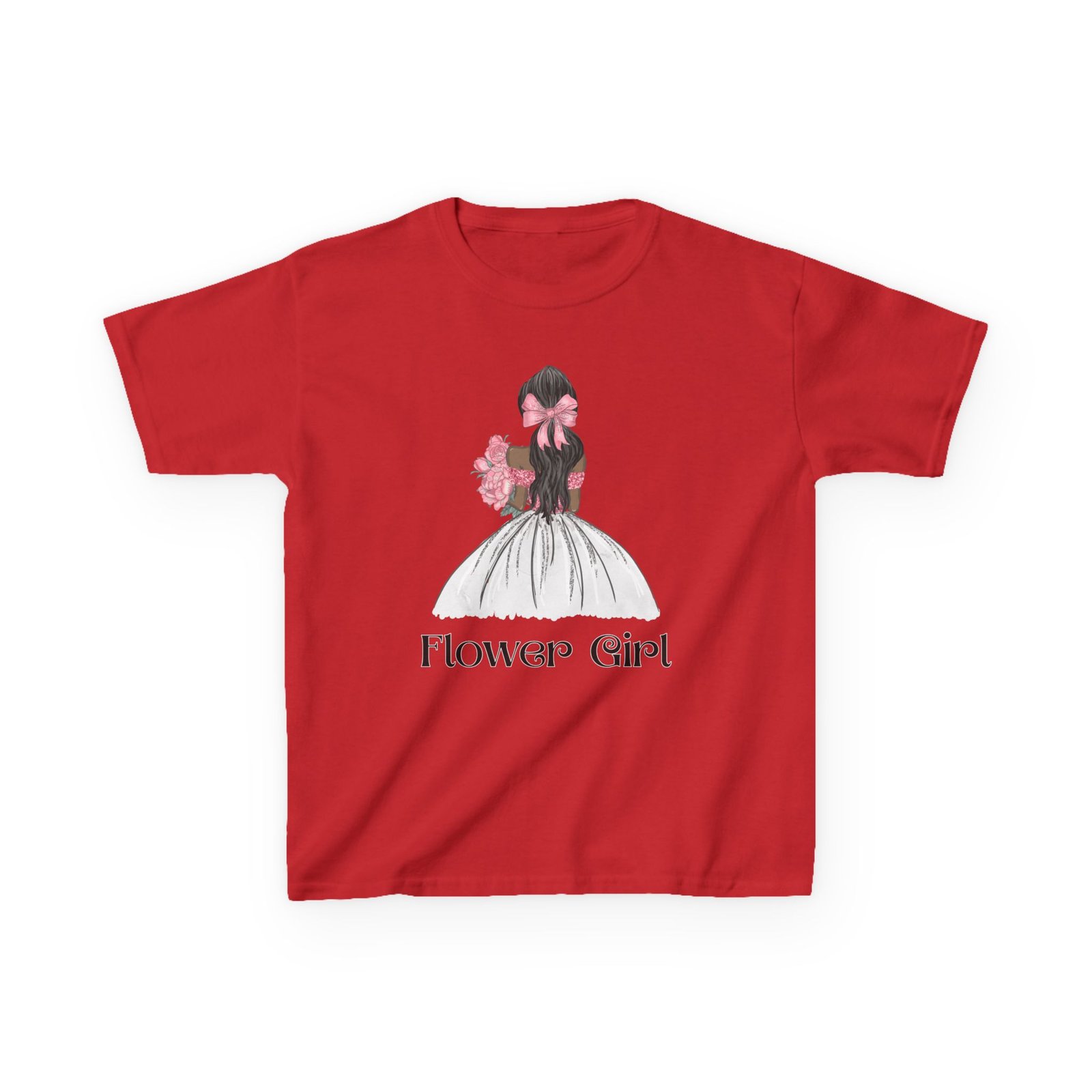 Flower Girl Kids Tee, Cute Floral T-Shirt for Flower Girls, Wedding Apparel, Toddler Gift, Birthday Outfit, Spring Fling Top - Image 77