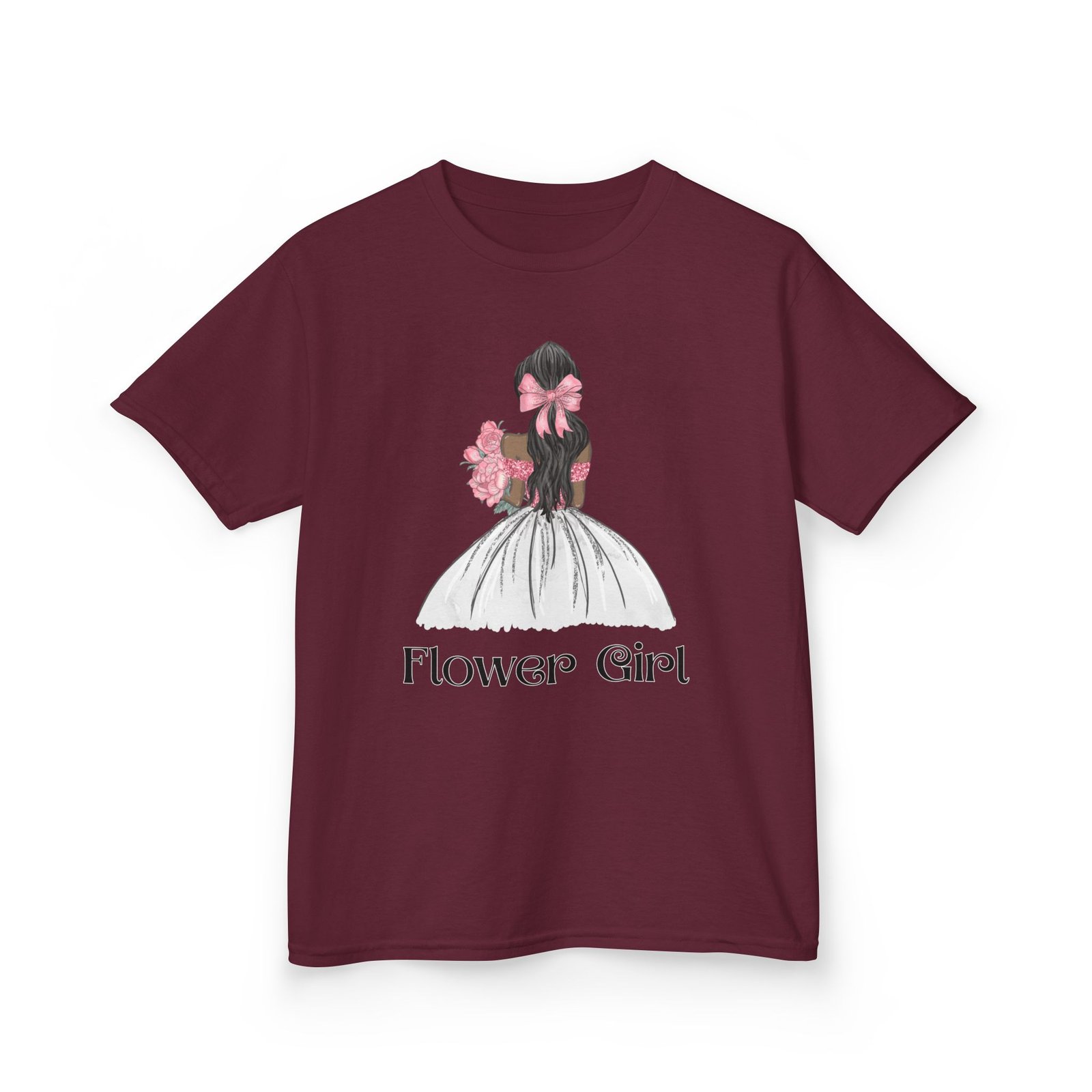 Flower Girl Kids Tee, Cute Floral T-Shirt for Flower Girls, Wedding Apparel, Toddler Gift, Birthday Outfit, Spring Fling Top - Image 27