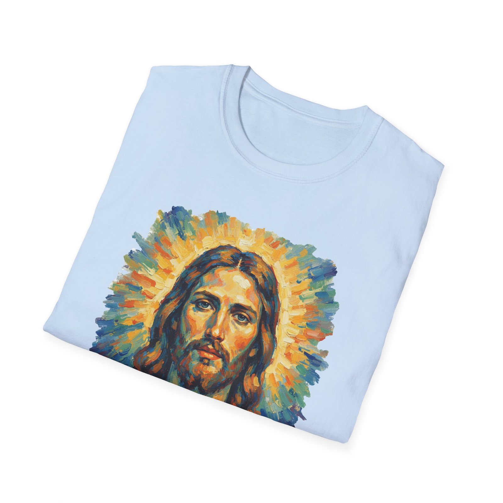 Jesus Christ Graphic Tee, Unisex Softstyle T-Shirt, Faith Apparel, Inspirational Gift, Religious Top - Image 32