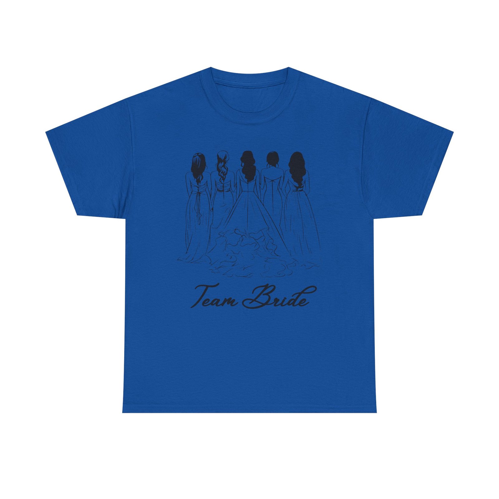 Team Bride Unisex Heavy Cotton Tee - Perfect for Weddings, Bridal Showers, Engagements, Bachelorette Parties, Group Celebrations - Image 45