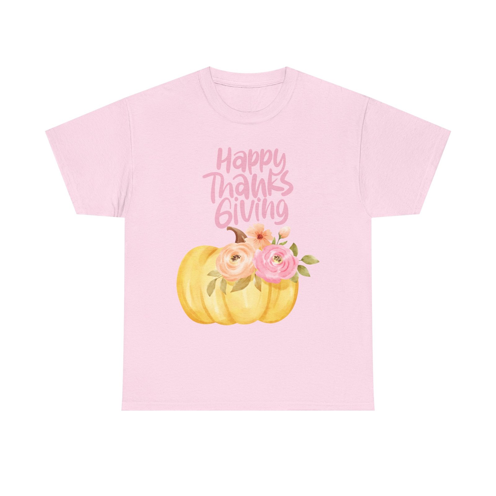 Thanksgiving Floral Tee, Holiday Shirt, Fall Fashion, Gifts for Her, Pumpkin T-Shirt, Autumn Apparel, Friendsgiving Outfit - Image 53