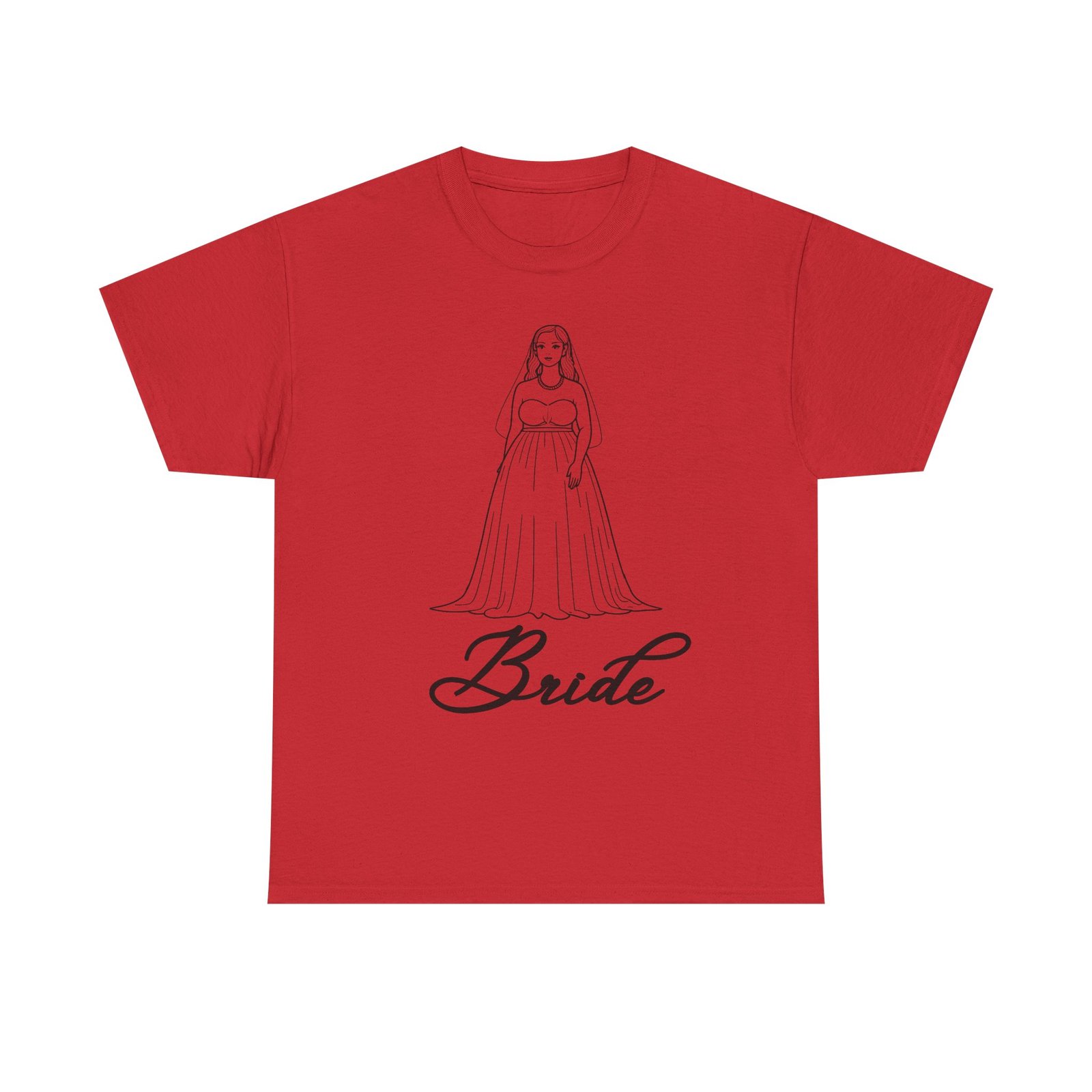 Bride Graphic Tee, Wedding Gift Shirt, Bridal Party Outfit, Engagement Celebration Top, Funny Bride Apparel, Unisex Heavy Cotton Tee - Image 65