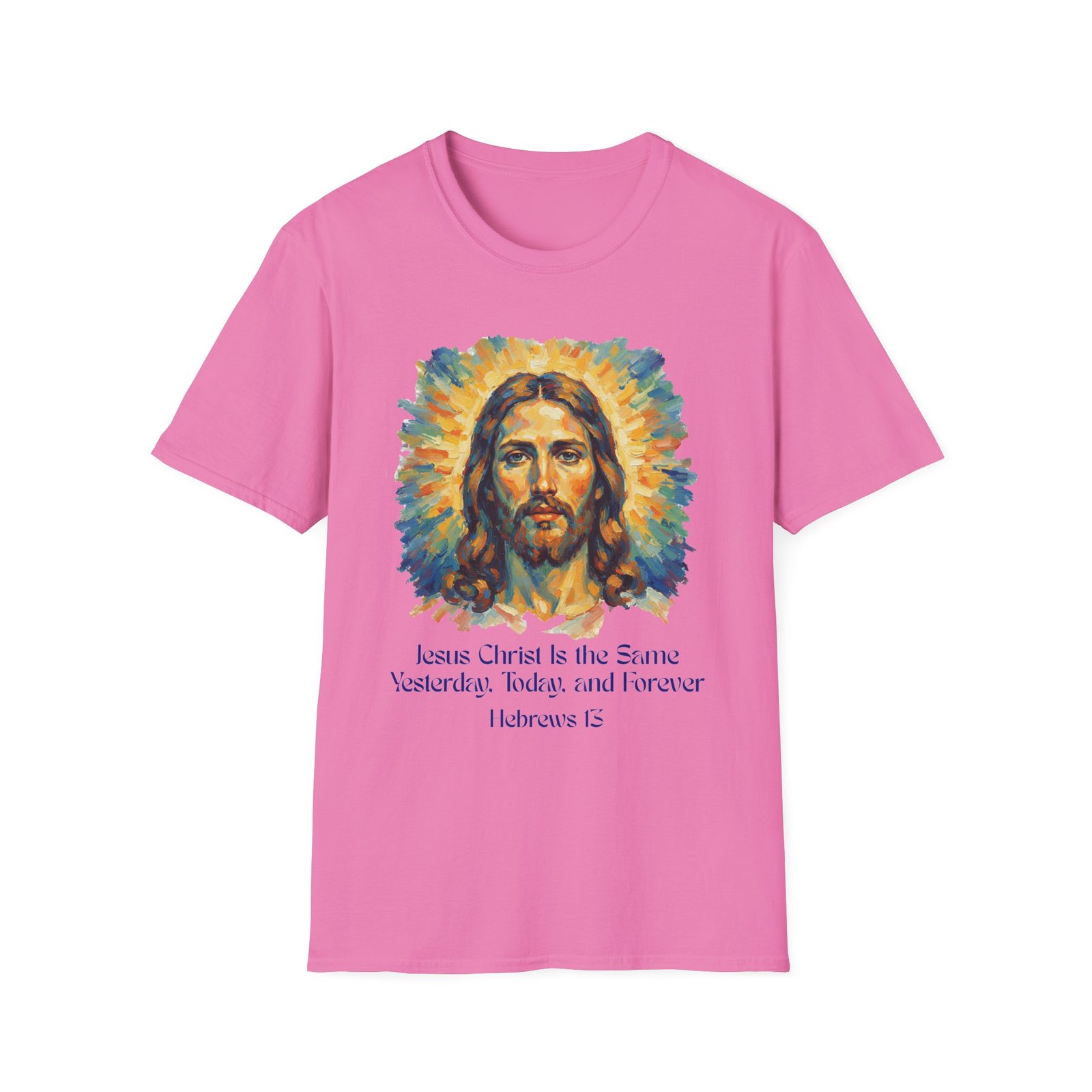 Jesus Christ Graphic Tee, Unisex Softstyle T-Shirt, Faith Apparel, Inspirational Gift, Religious Top - Image 37