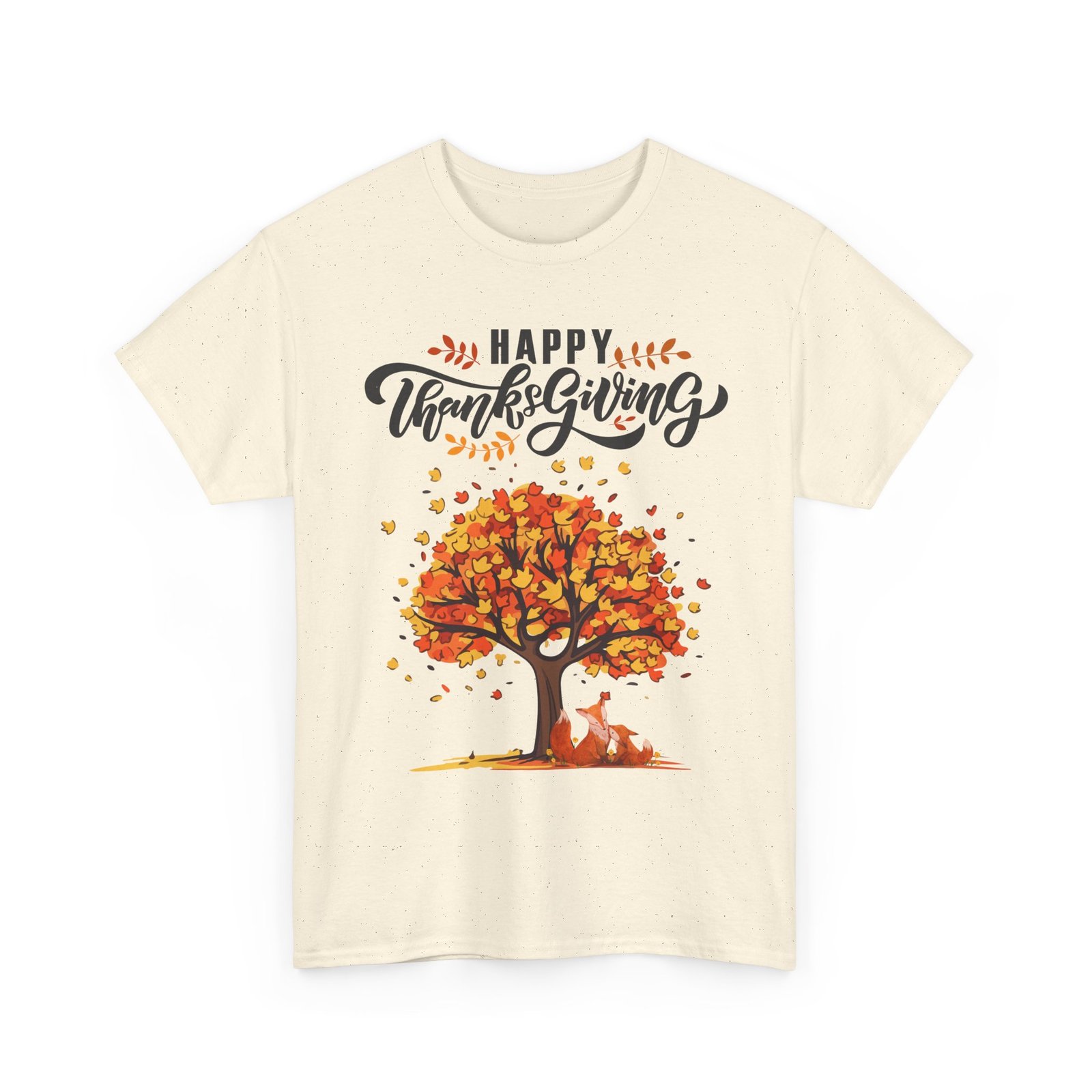 Matching D-Thanksgiving Tree, Fox Tee, Fall T-Shirt, Autumn Apparel - Image 31