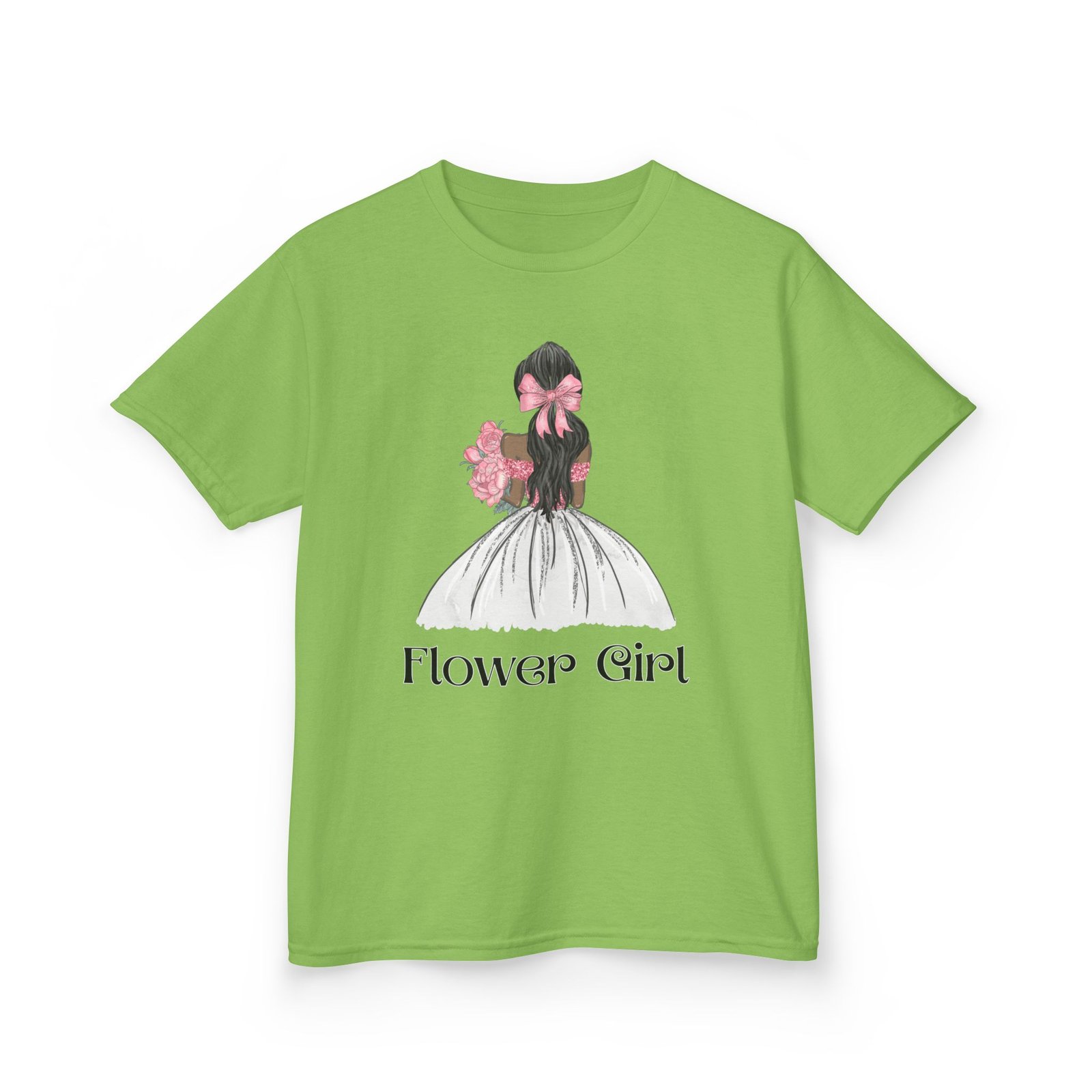 Flower Girl Kids Tee, Cute Floral T-Shirt for Flower Girls, Wedding Apparel, Toddler Gift, Birthday Outfit, Spring Fling Top - Image 35