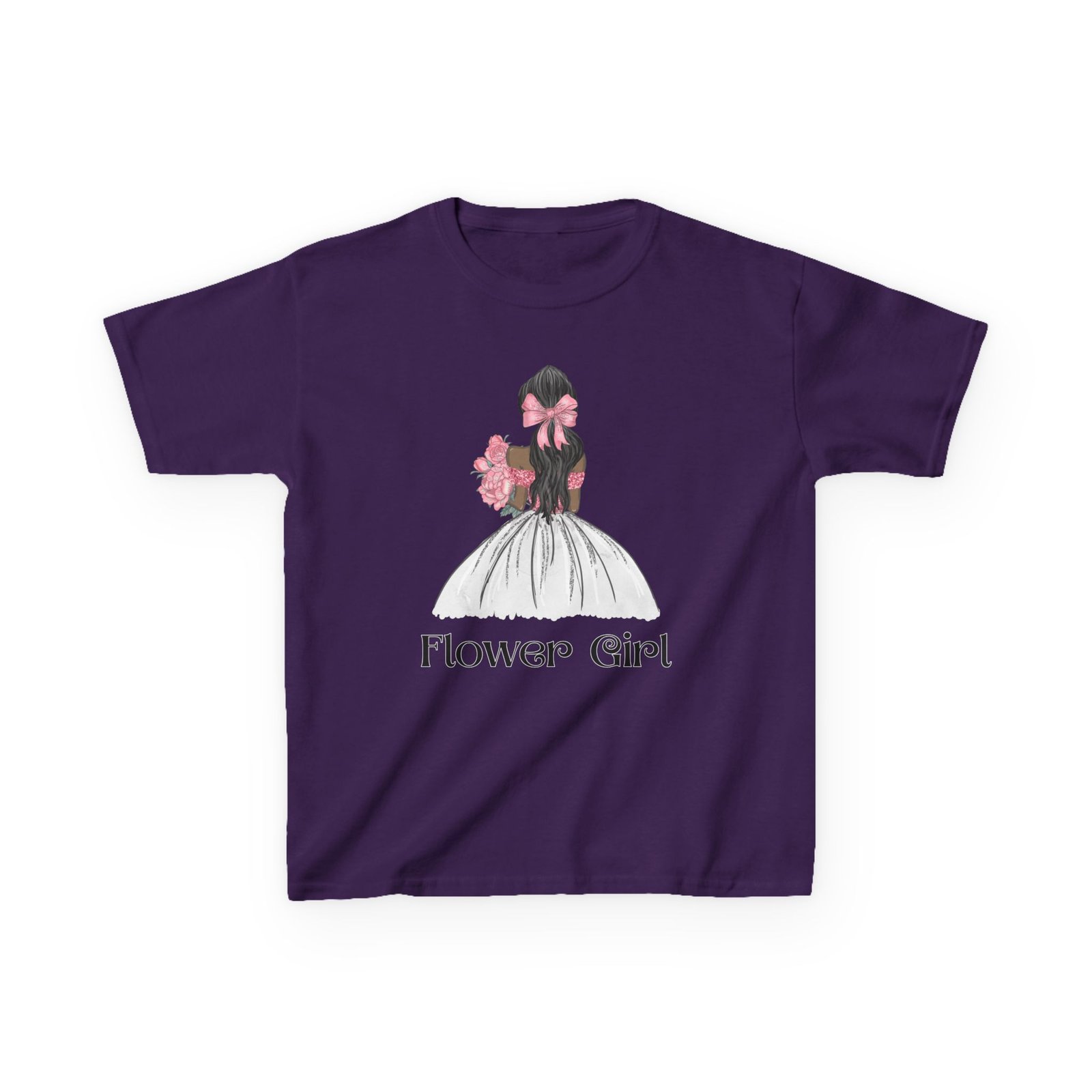 Flower Girl Kids Tee, Cute Floral T-Shirt for Flower Girls, Wedding Apparel, Toddler Gift, Birthday Outfit, Spring Fling Top - Image 65