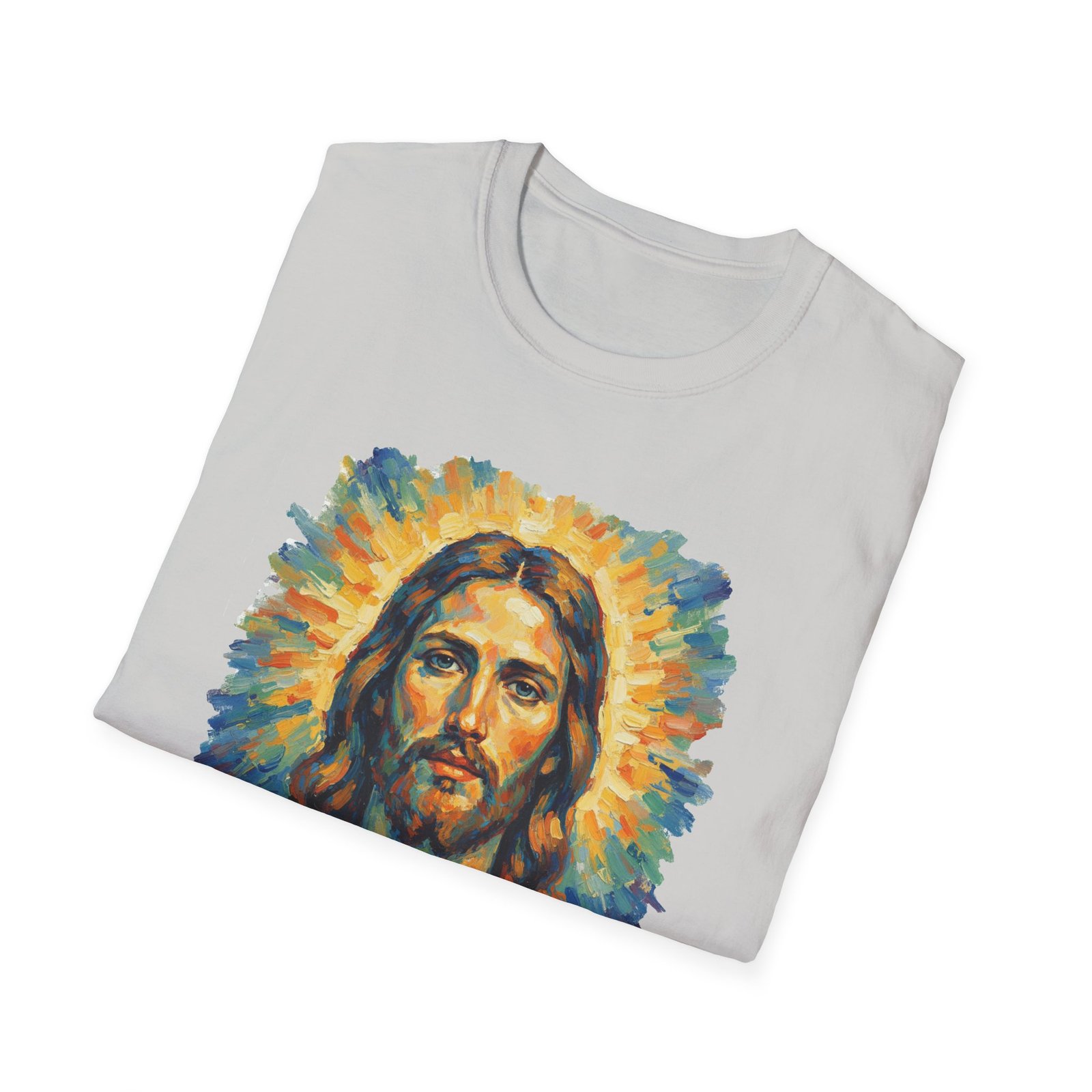 Jesus Christ Graphic Tee, Unisex Softstyle T-Shirt, Faith Apparel, Inspirational Gift, Religious Top - Image 12