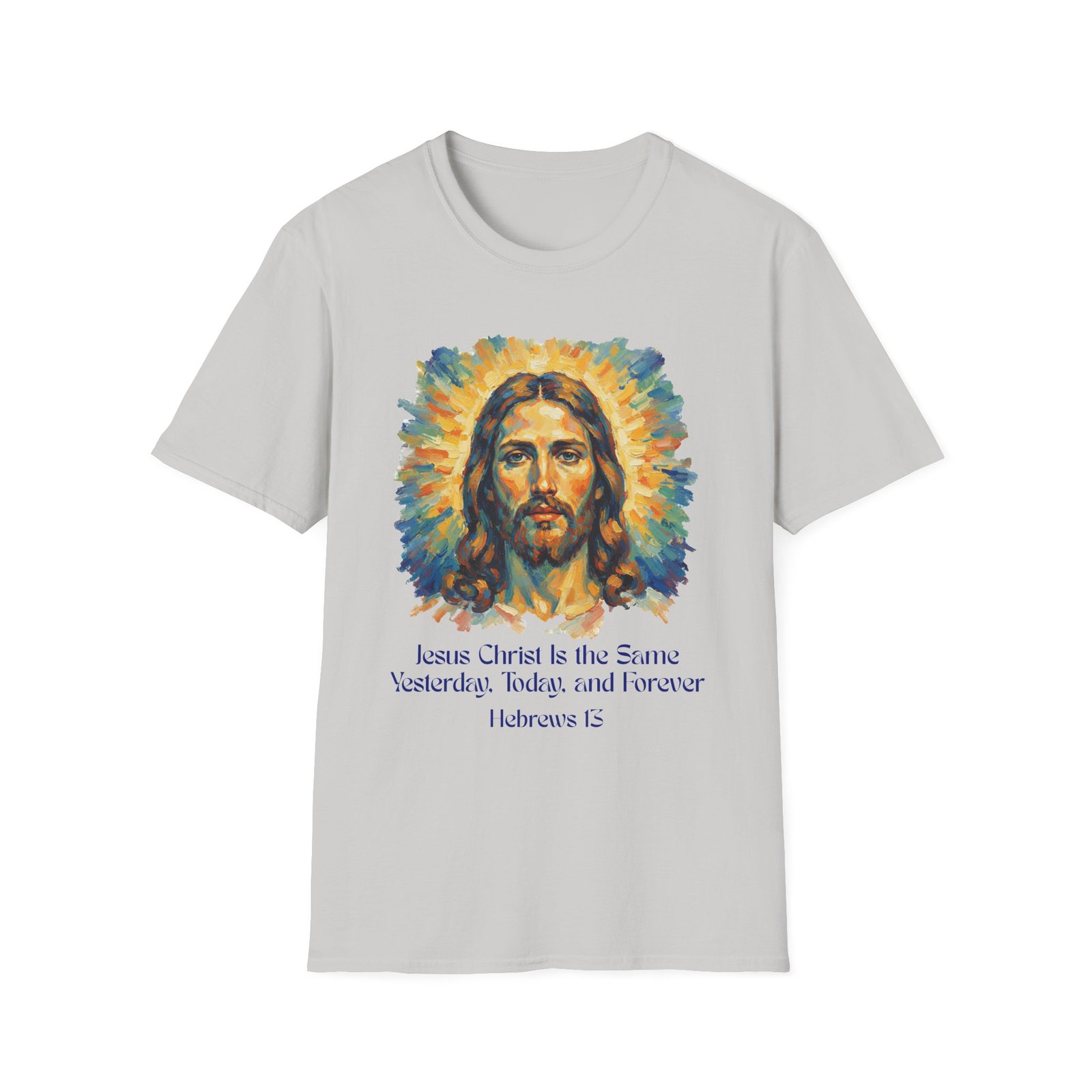 Jesus Christ Graphic Tee, Unisex Softstyle T-Shirt, Faith Apparel, Inspirational Gift, Religious Top - Image 9
