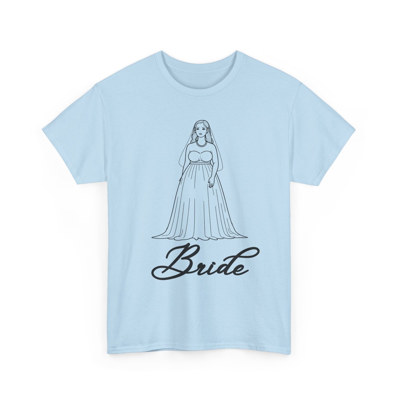 Bride Graphic Tee, Wedding Gift Shirt, Bridal Party Outfit, Engagement Celebration Top, Funny Bride Apparel, Unisex Heavy Cotton Tee - Image 43