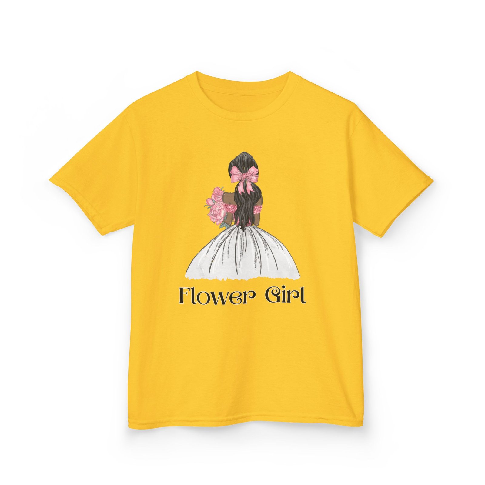 Flower Girl Kids Tee, Cute Floral T-Shirt for Flower Girls, Wedding Apparel, Toddler Gift, Birthday Outfit, Spring Fling Top - Image 31