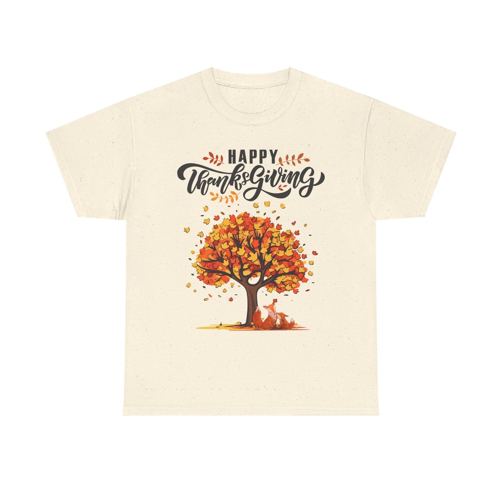 Matching D-Thanksgiving Tree, Fox Tee, Fall T-Shirt, Autumn Apparel - Image 29
