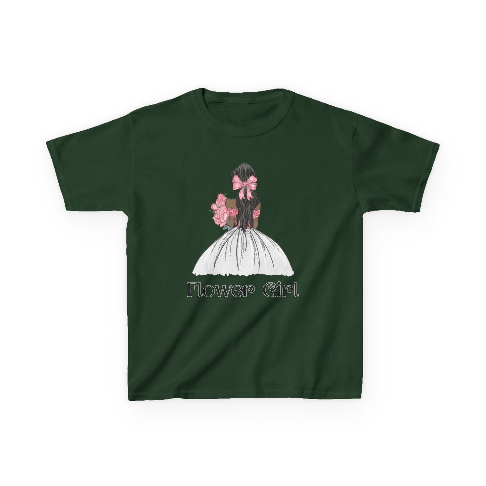 Flower Girl Kids Tee, Cute Floral T-Shirt for Flower Girls, Wedding Apparel, Toddler Gift, Birthday Outfit, Spring Fling Top - Image 37