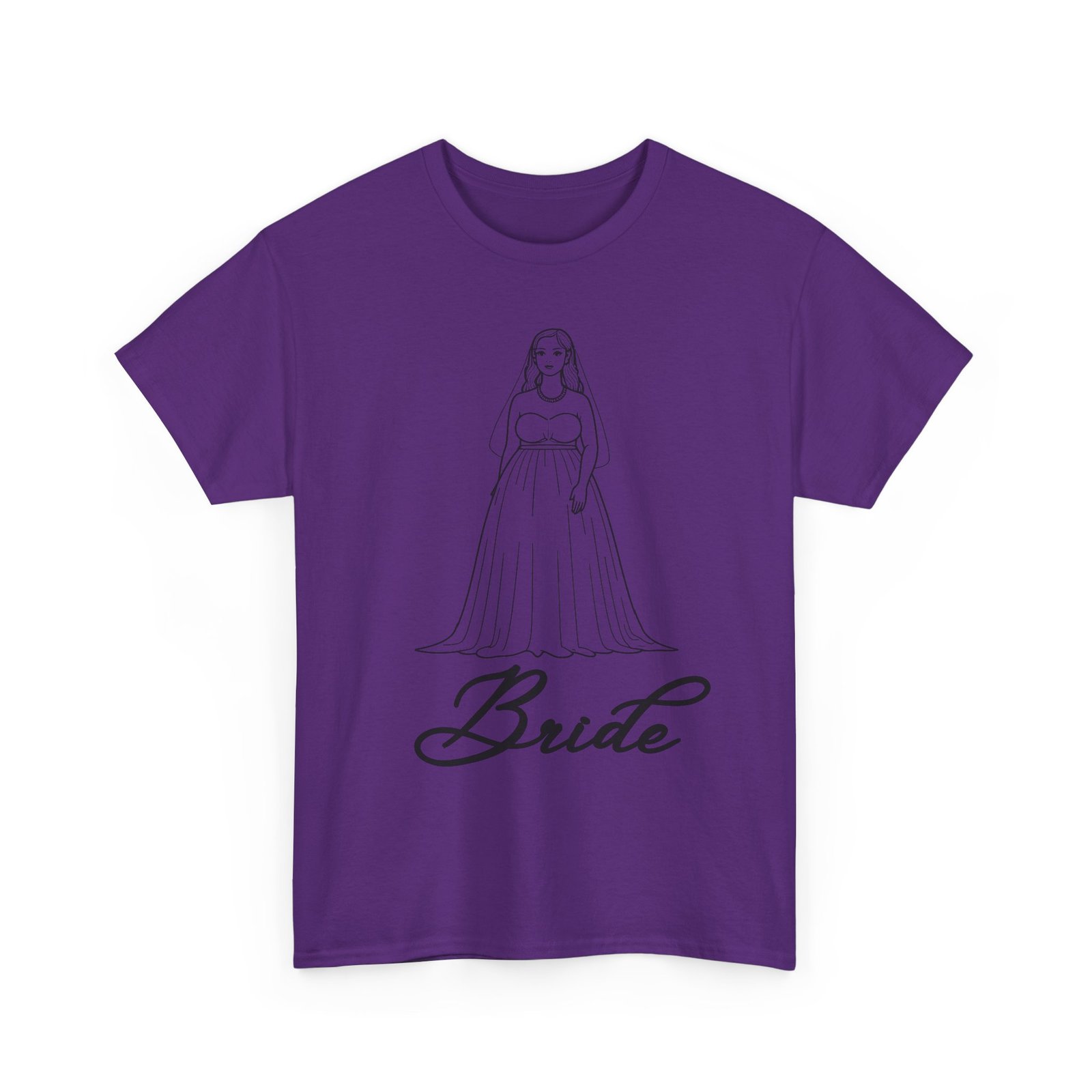 Bride Graphic Tee, Wedding Gift Shirt, Bridal Party Outfit, Engagement Celebration Top, Funny Bride Apparel, Unisex Heavy Cotton Tee - Image 59