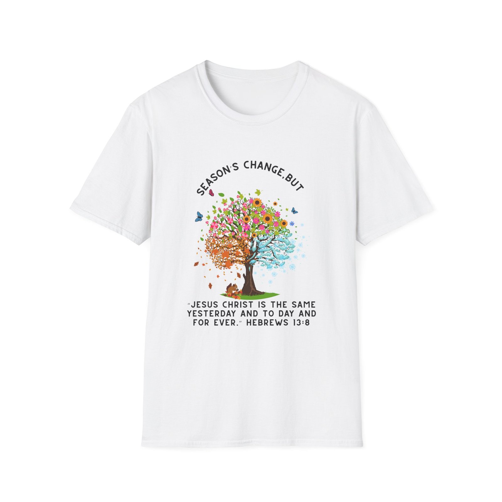 Jesus Unisex Softstyle T-Shirt, Casual Tee, Christian Apparel, Faith-Based Gift, Everyday Wear, Religious T-Shirt