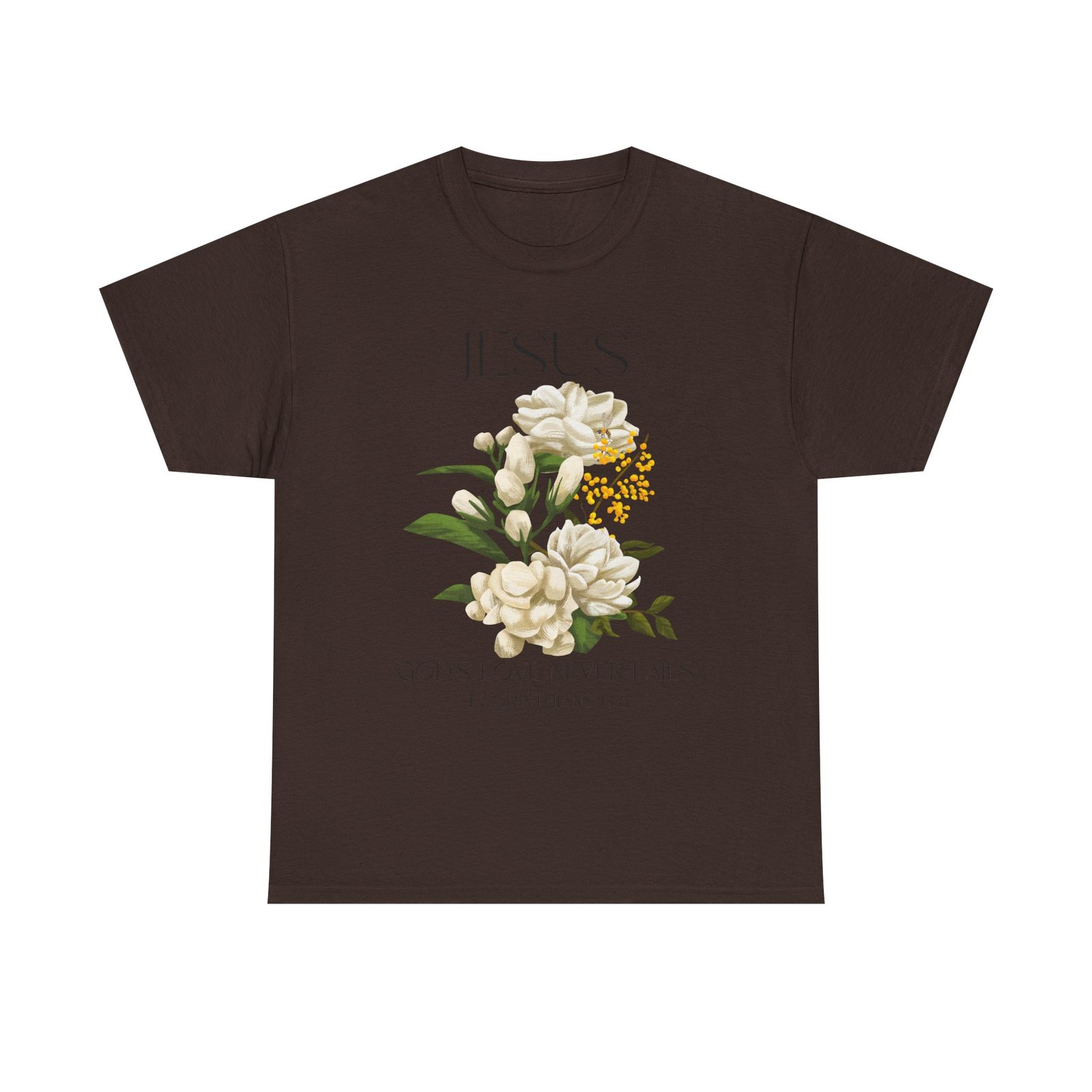 Jesus- God's love never fails-Unisex Heavy Cotton Tee - Image 21