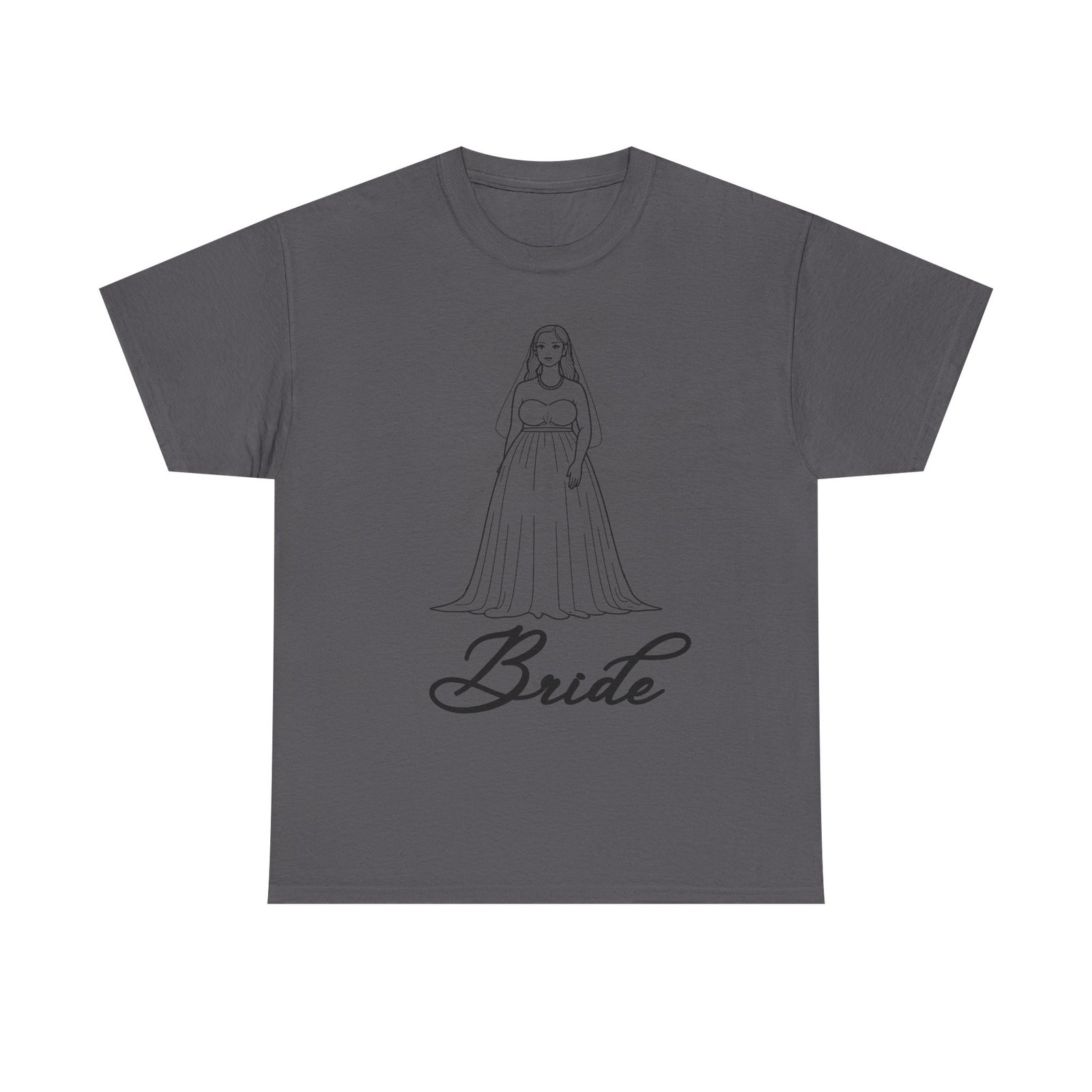 Bride Graphic Tee, Wedding Gift Shirt, Bridal Party Outfit, Engagement Celebration Top, Funny Bride Apparel, Unisex Heavy Cotton Tee - Image 45