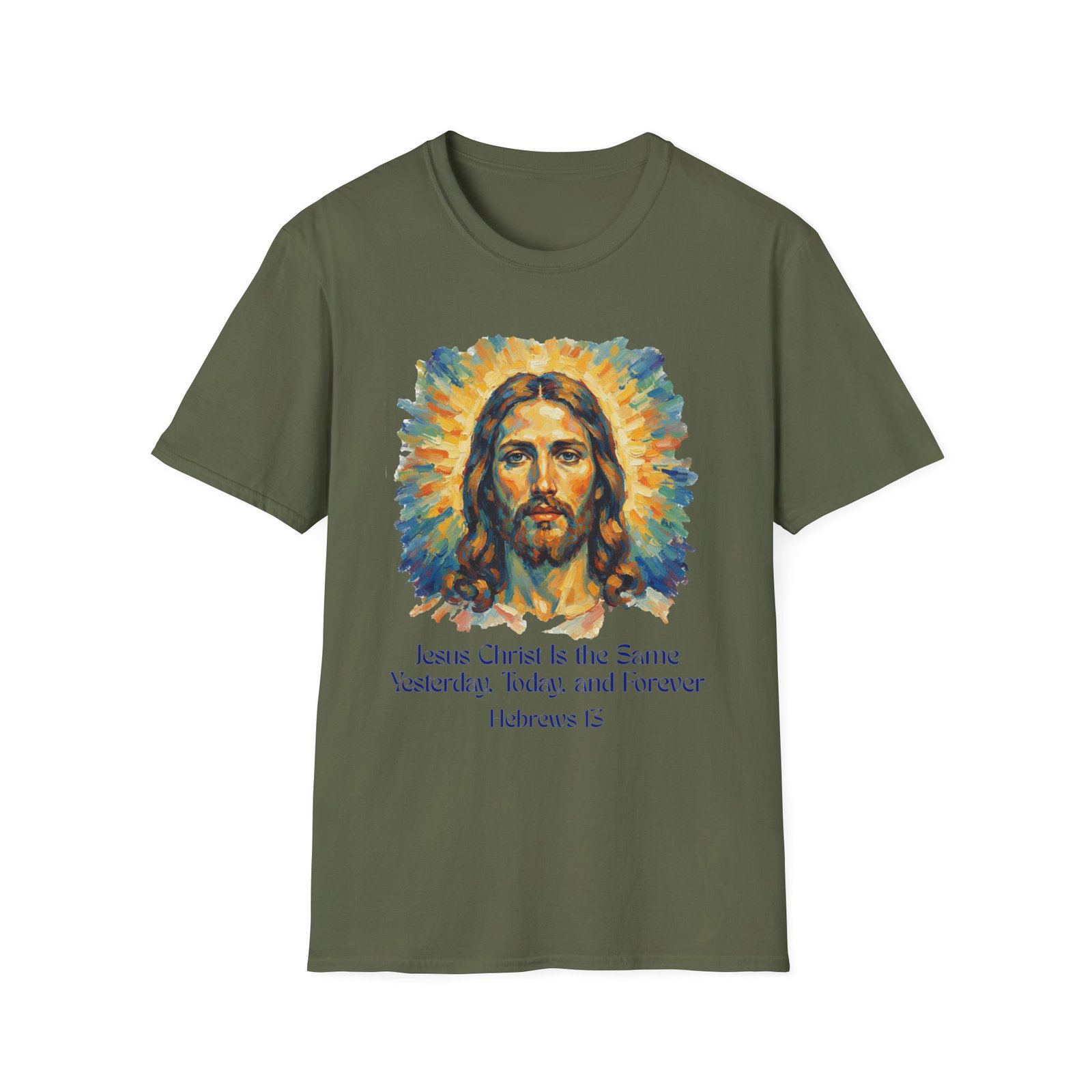 Jesus Christ Graphic Tee, Unisex Softstyle T-Shirt, Faith Apparel, Inspirational Gift, Religious Top - Image 21