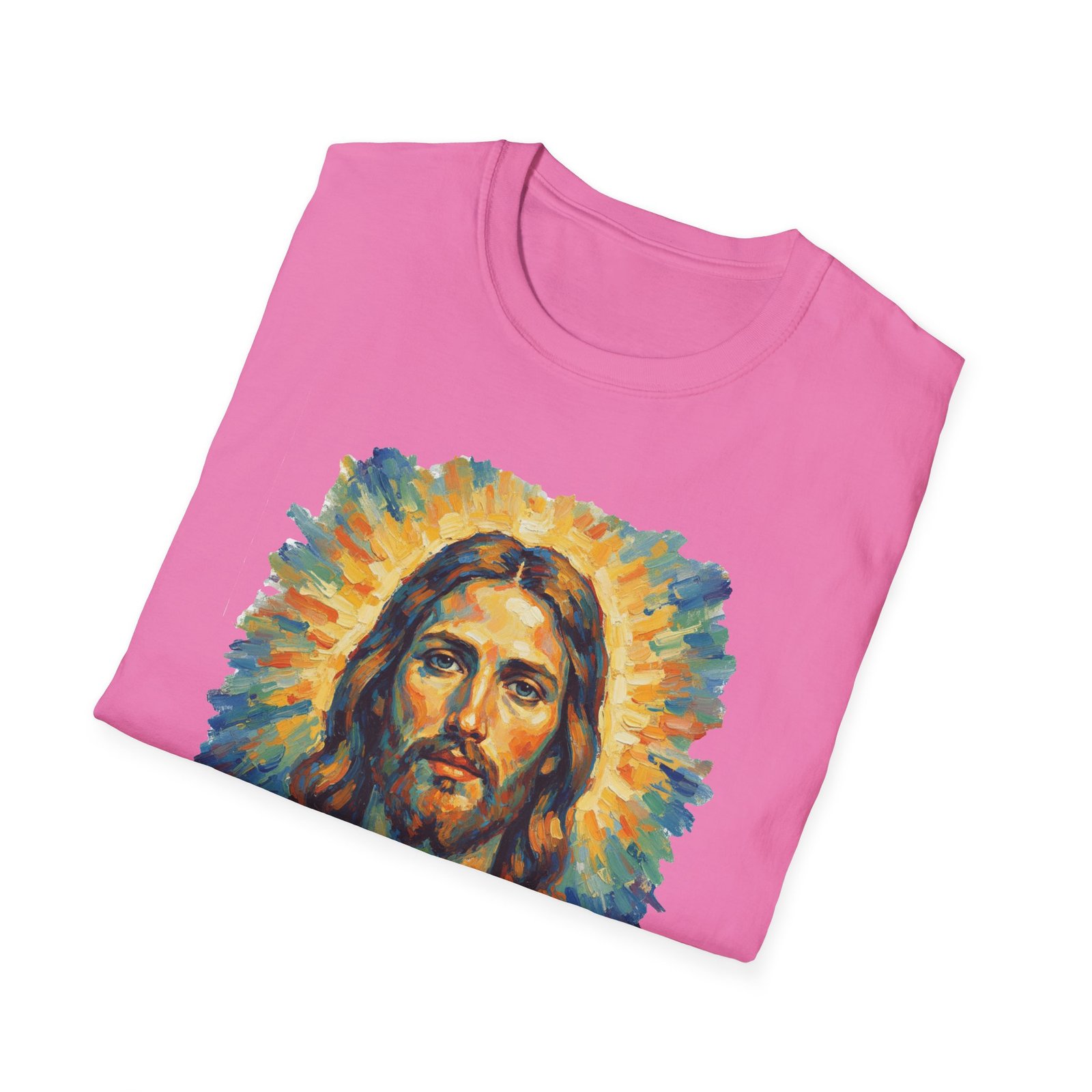 Jesus Christ Graphic Tee, Unisex Softstyle T-Shirt, Faith Apparel, Inspirational Gift, Religious Top - Image 40
