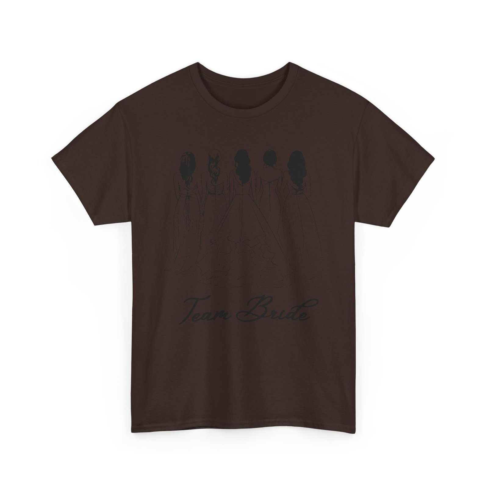 Team Bride Unisex Heavy Cotton Tee - Perfect for Weddings, Bridal Showers, Engagements, Bachelorette Parties, Group Celebrations - Image 23