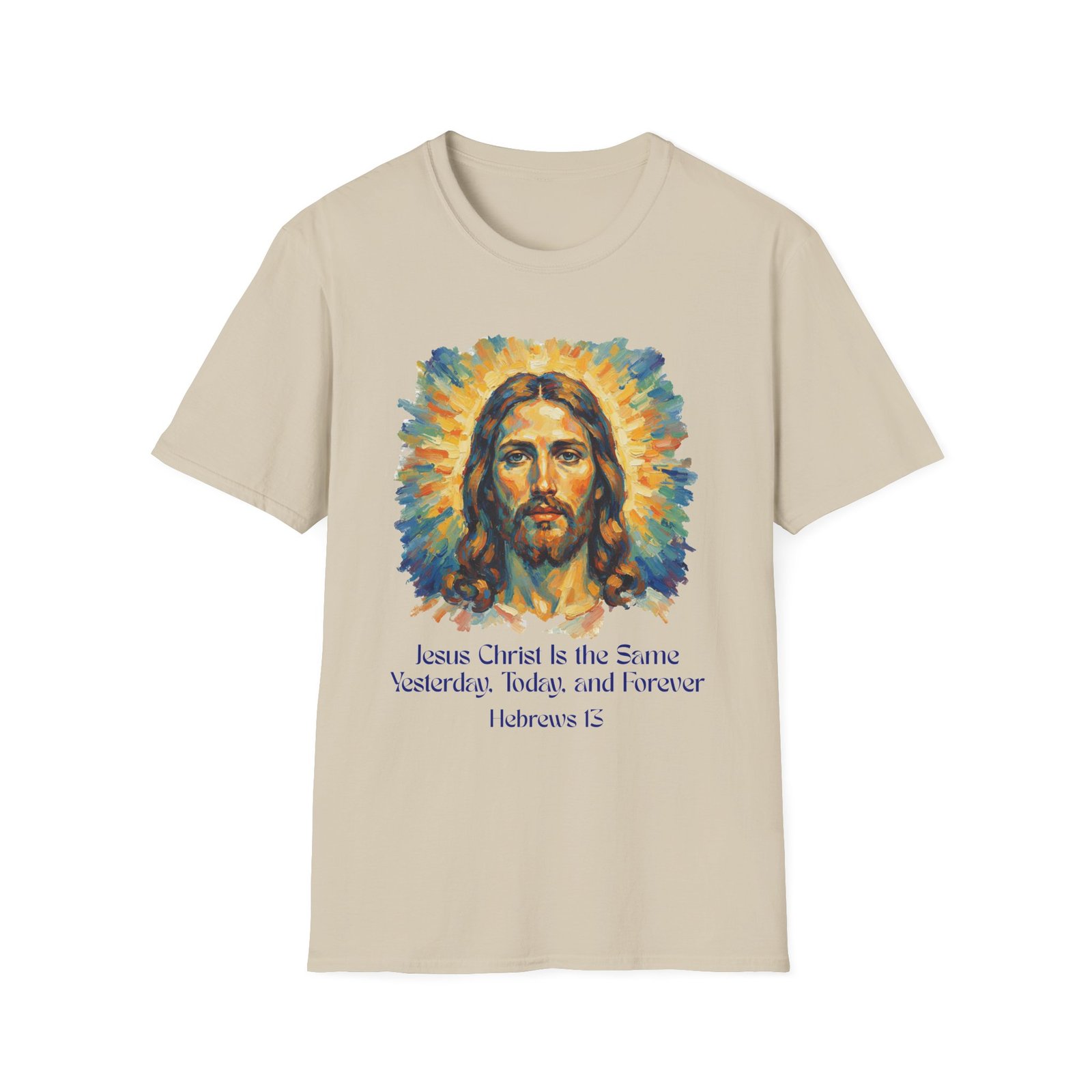 Jesus Christ Graphic Tee, Unisex Softstyle T-Shirt, Faith Apparel, Inspirational Gift, Religious Top - Image 5