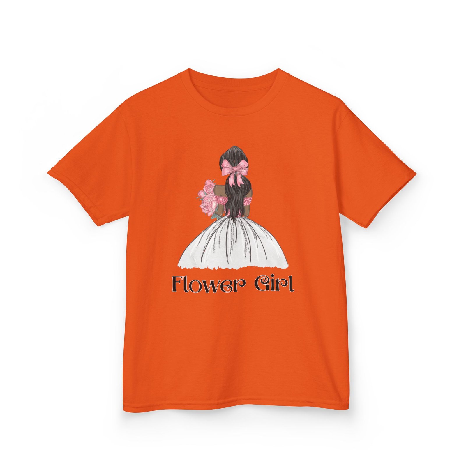 Flower Girl Kids Tee, Cute Floral T-Shirt for Flower Girls, Wedding Apparel, Toddler Gift, Birthday Outfit, Spring Fling Top - Image 23