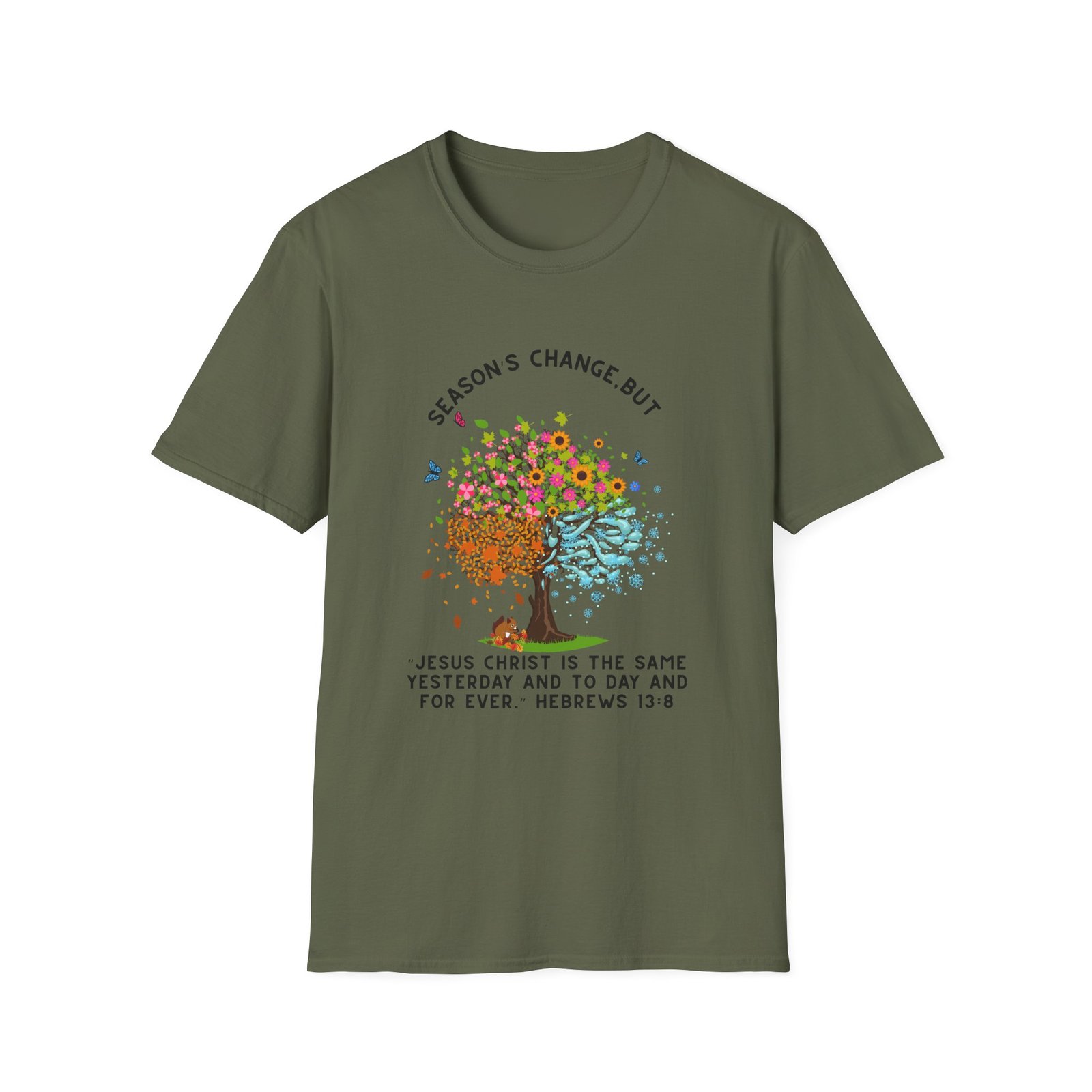 Jesus Unisex Softstyle T-Shirt, Casual Tee, Christian Apparel, Faith-Based Gift, Everyday Wear, Religious T-Shirt - Image 13