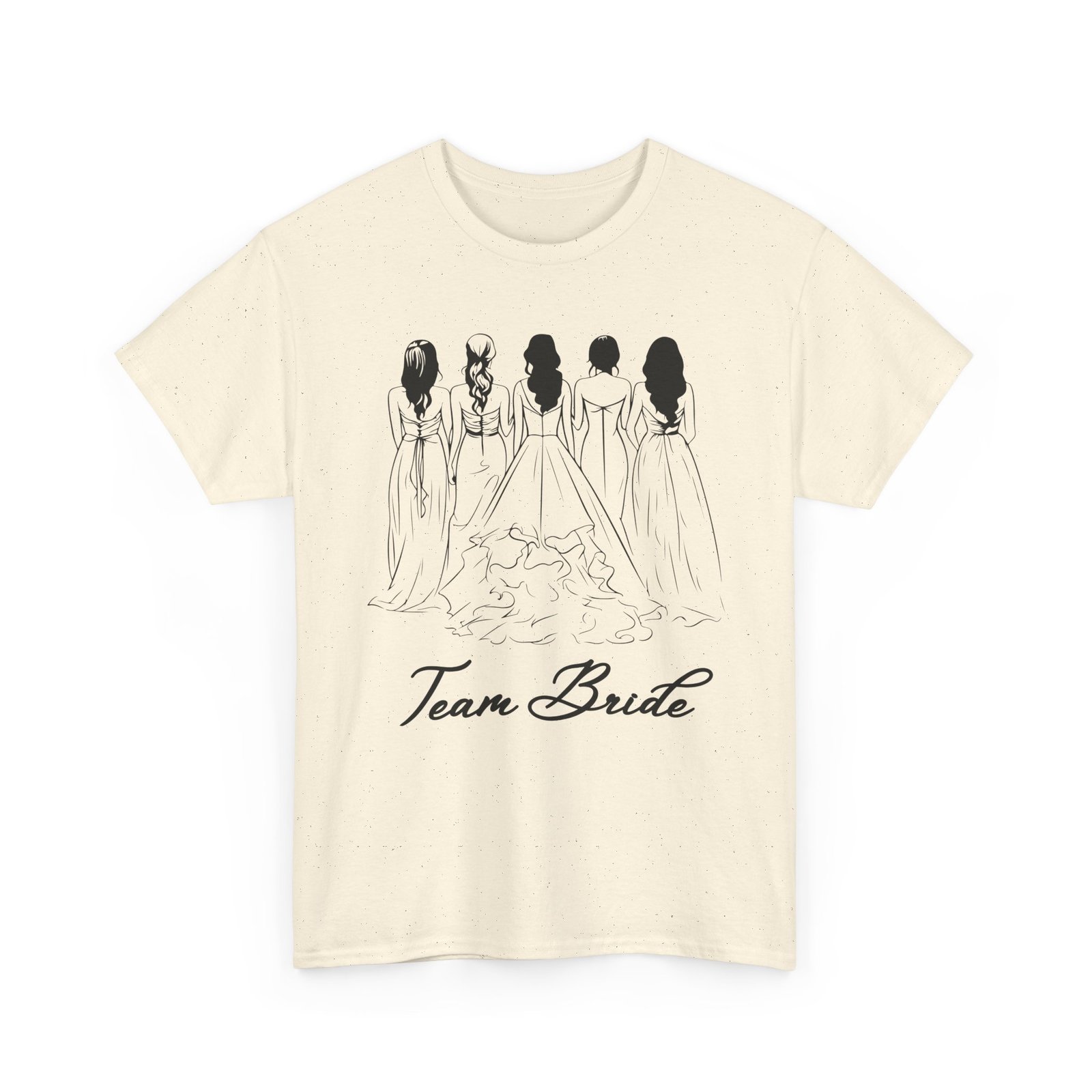 Team Bride Unisex Heavy Cotton Tee - Perfect for Weddings, Bridal Showers, Engagements, Bachelorette Parties, Group Celebrations - Image 27