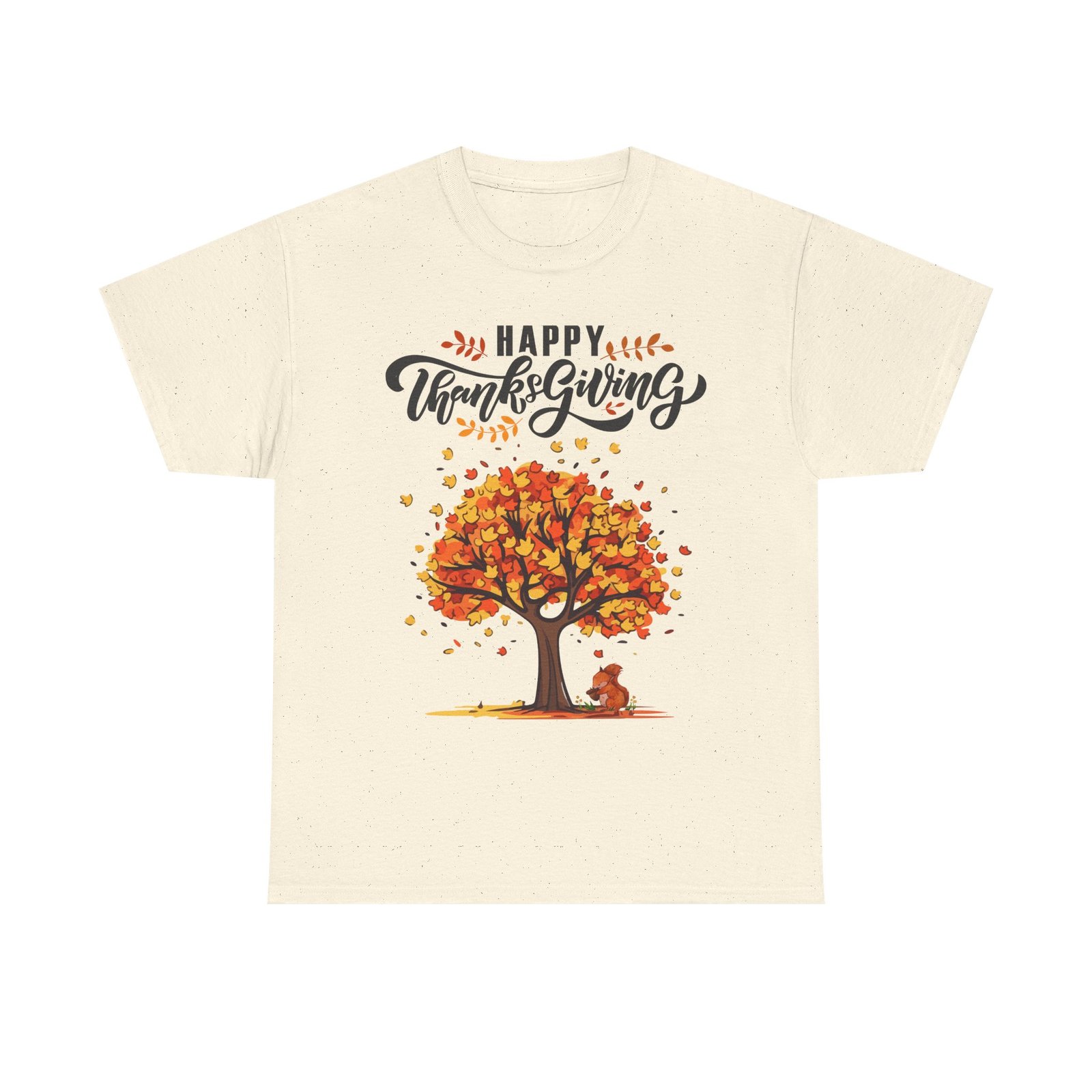 Matching C-Happy Thanksgiving Tree Unisex Tee, Autumn Shirt, Holiday Apparel, Fall Fashion, Seasonal Gift - Image 29