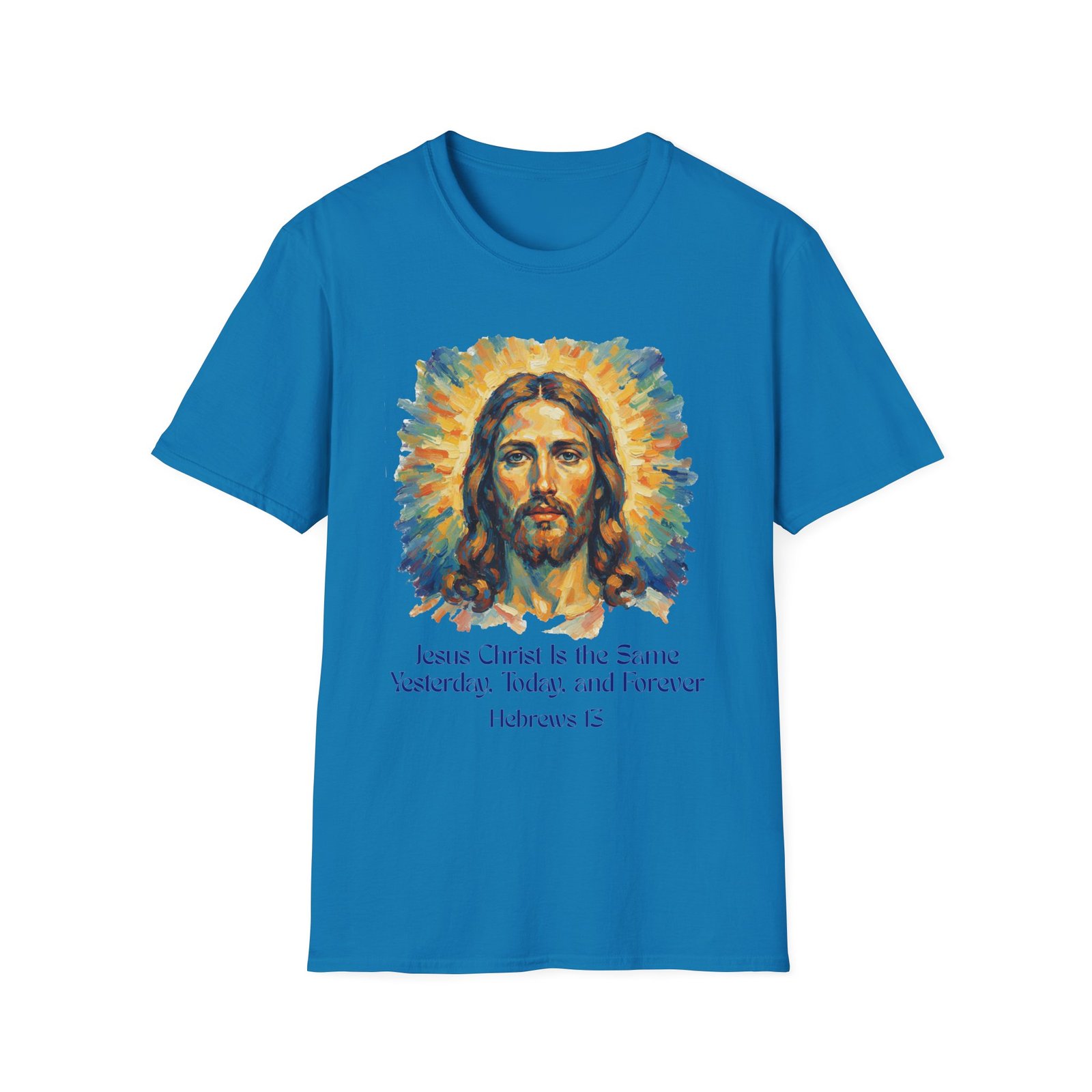 Jesus Christ Graphic Tee, Unisex Softstyle T-Shirt, Faith Apparel, Inspirational Gift, Religious Top - Image 33
