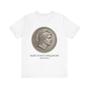 More Than Conquerors Unisex Short Sleeve Tee - Inspirational Christian Apparel, Motivational Shirt, Faith-Based Gift, Scripture Tee, [...]