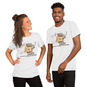 A Holy Night – Holy Light Christian Christmas Graphic T-Shirt (Unisex)
