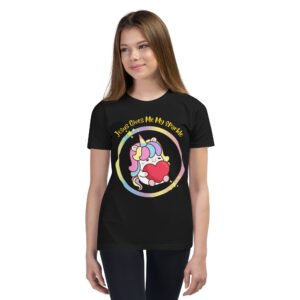 Jesus Gives Me My Sparkle Youth Short Sleeve T-Shirt