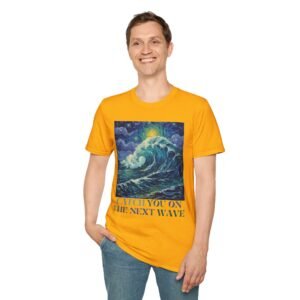 "Catch You on the Next Wave" Surf Art Tee