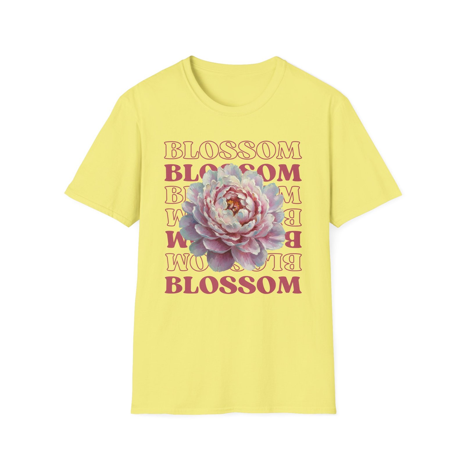 Blossom Floral Tee — Pink Peony Graphic T-Shirt - Image 29