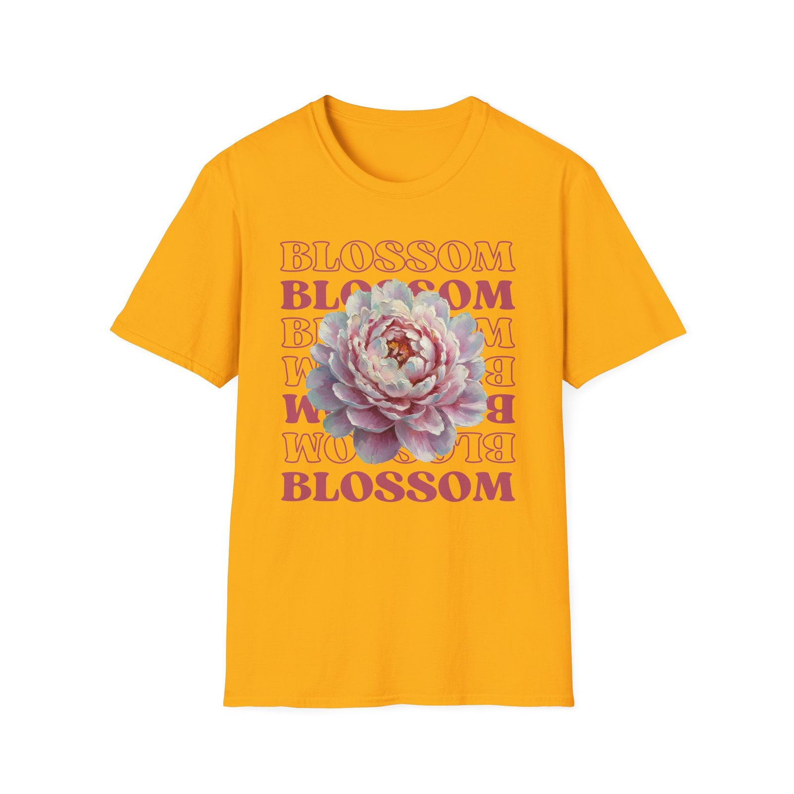 Blossom Floral Tee — Pink Peony Graphic T-Shirt - Image 17