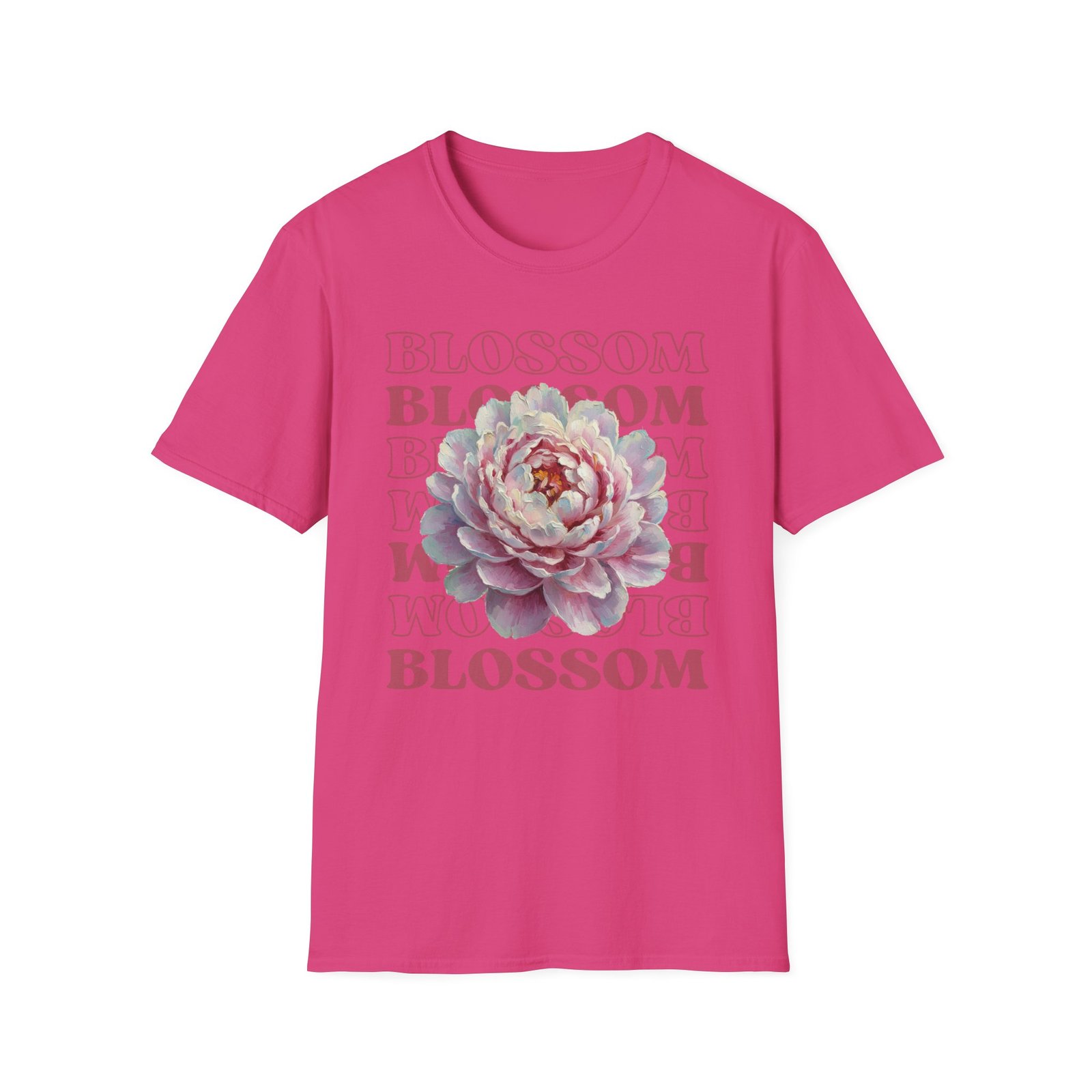 Blossom Floral Tee — Pink Peony Graphic T-Shirt - Image 49