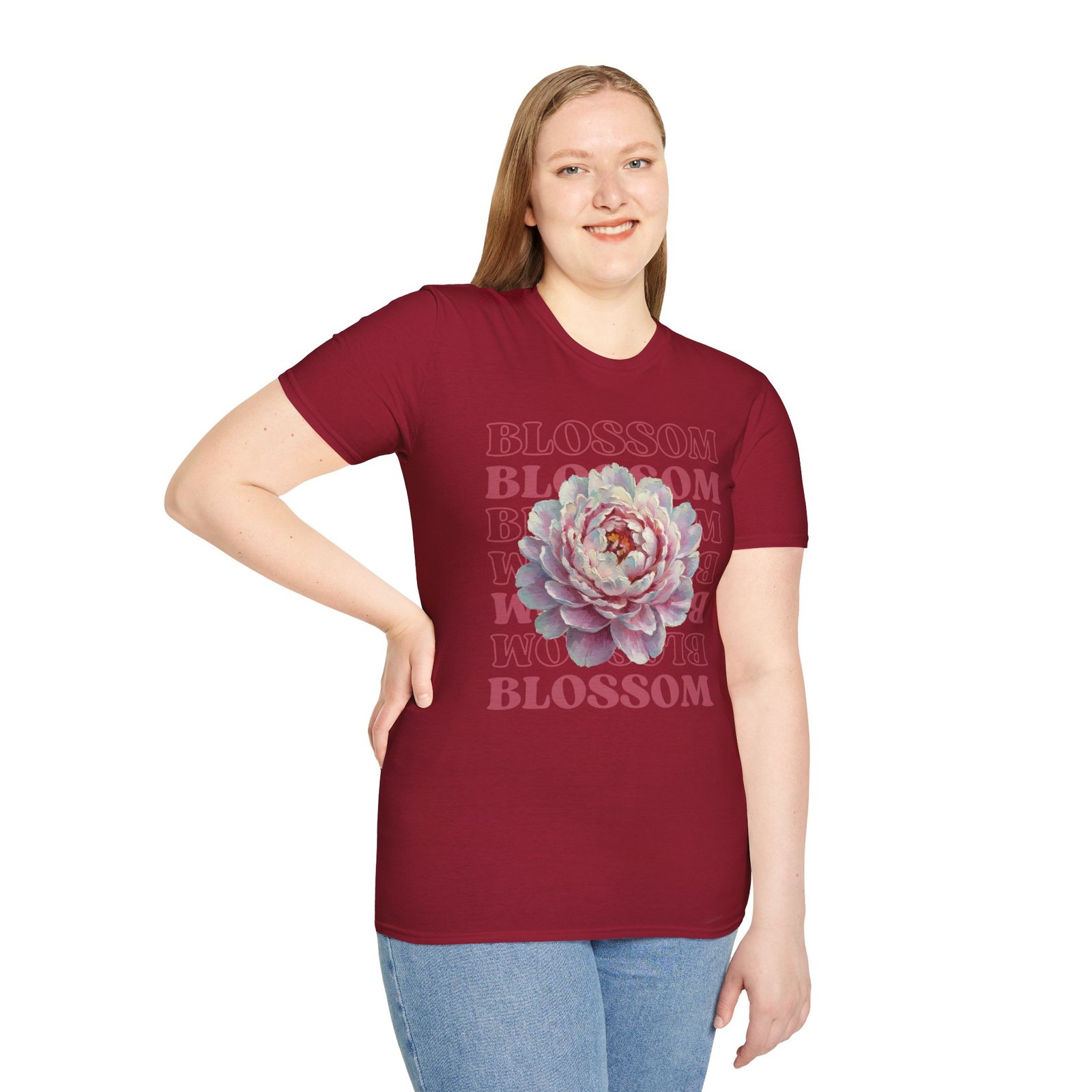 Blossom Floral Tee — Pink Peony Graphic T-Shirt - Image 58