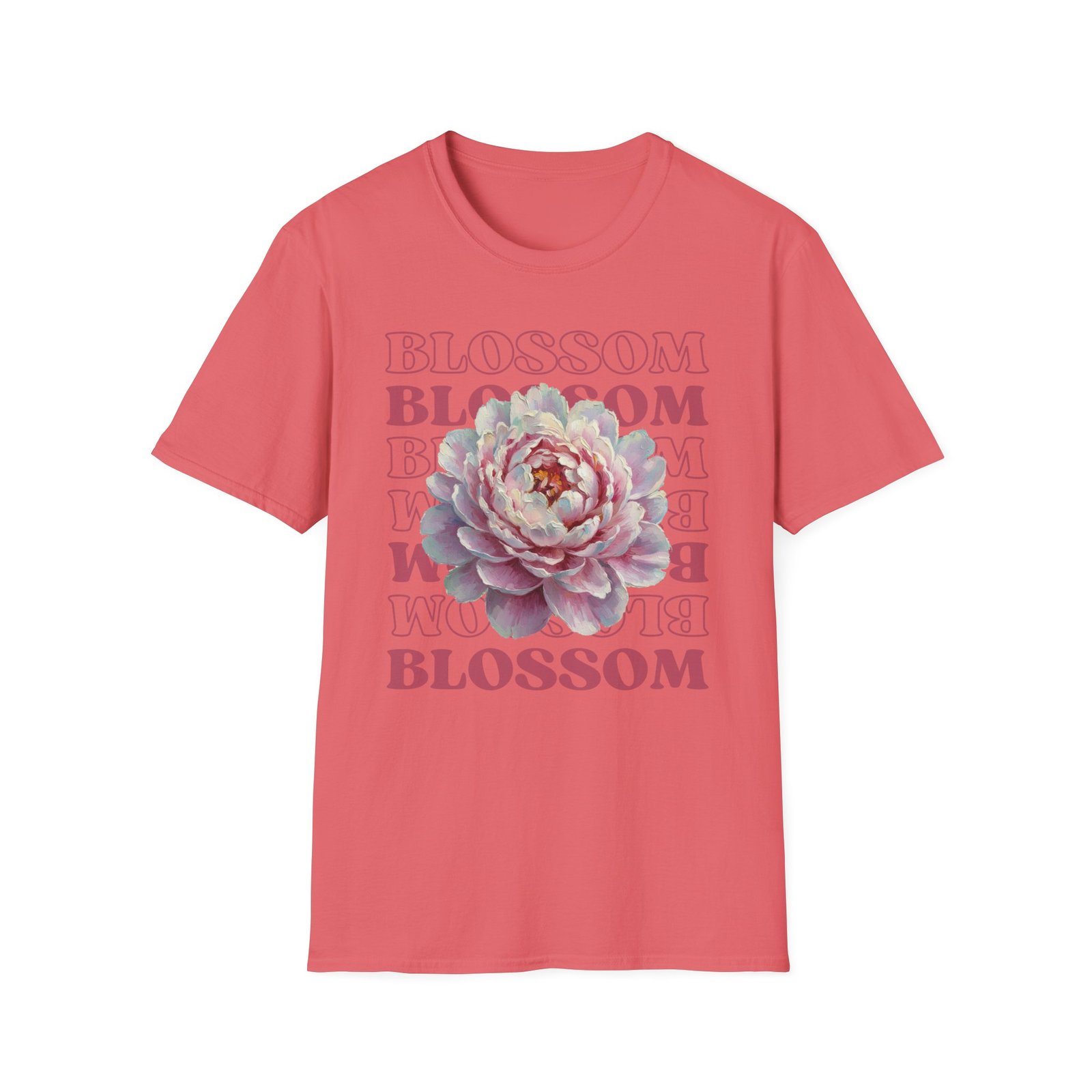Blossom Floral Tee — Pink Peony Graphic T-Shirt - Image 9