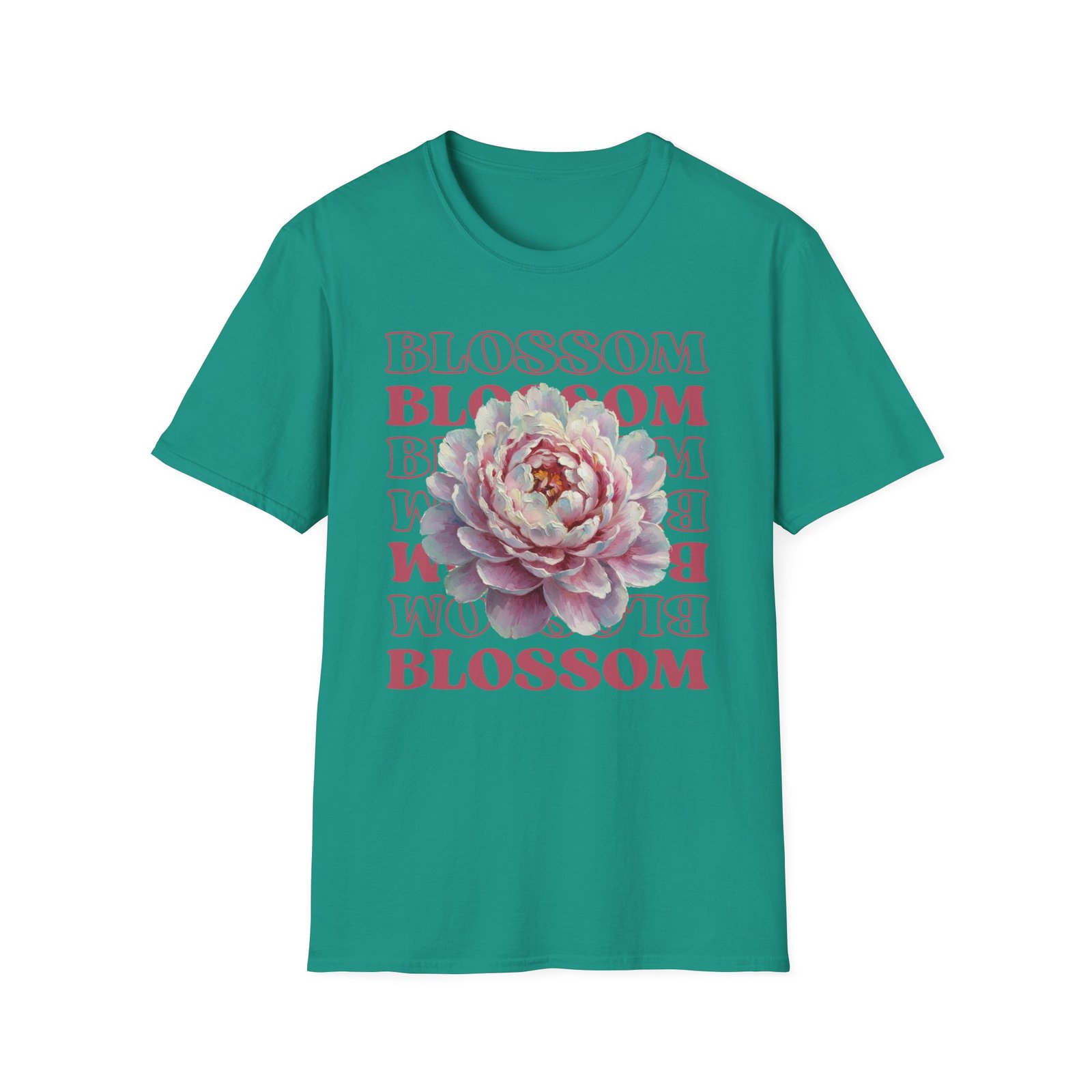 Blossom Floral Tee — Pink Peony Graphic T-Shirt - Image 37