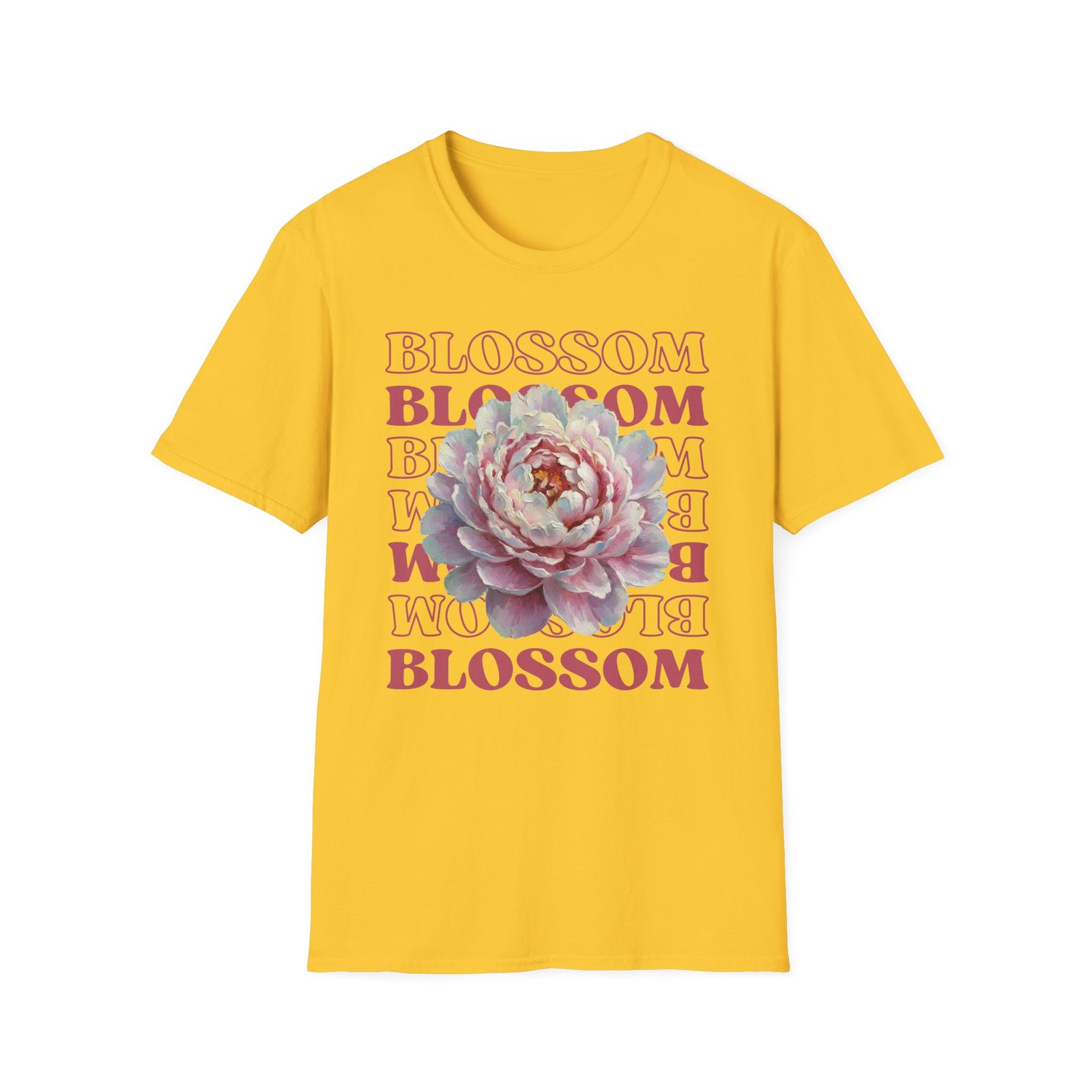 Blossom Floral Tee — Pink Peony Graphic T-Shirt - Image 33