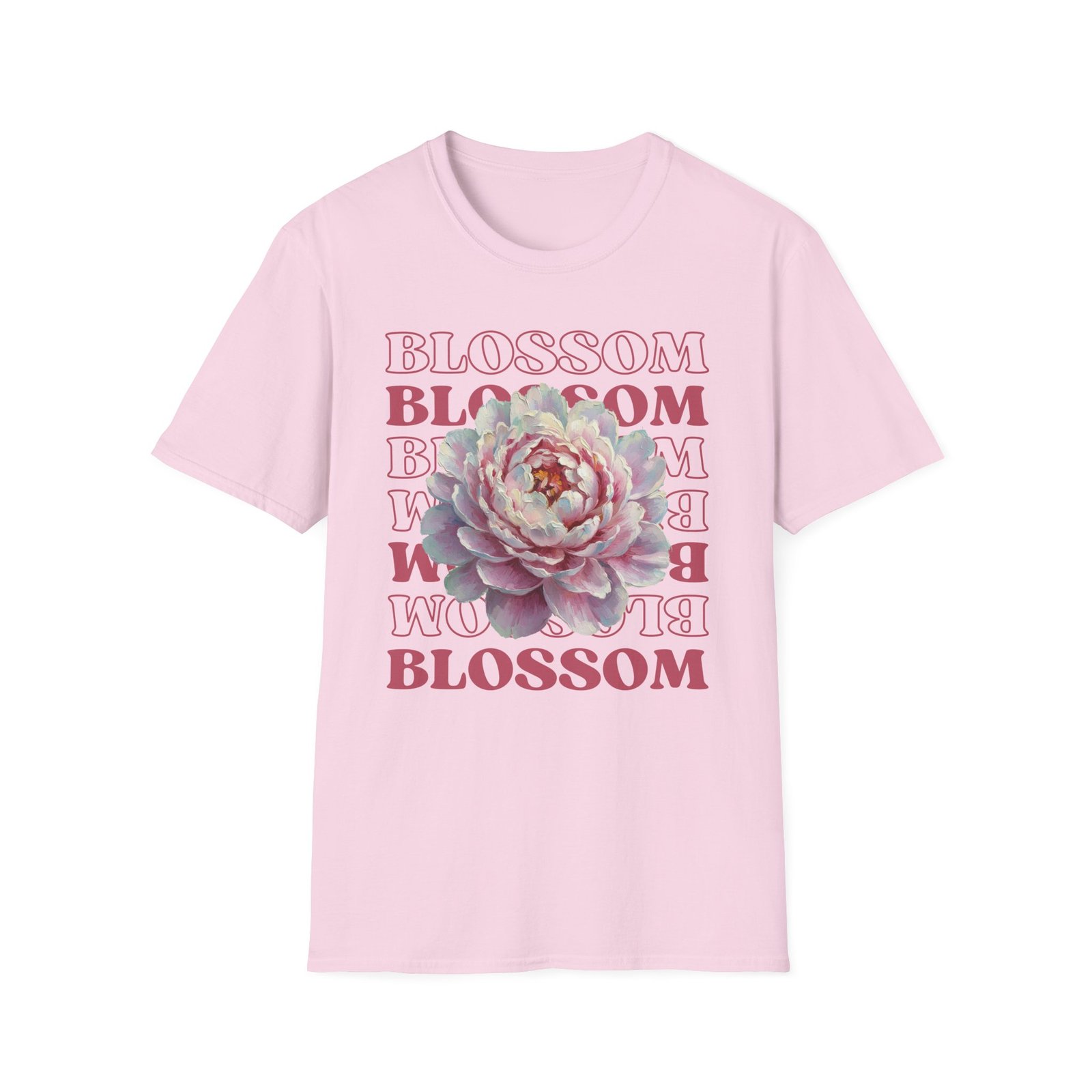 Blossom Floral Tee — Pink Peony Graphic T-Shirt - Image 41