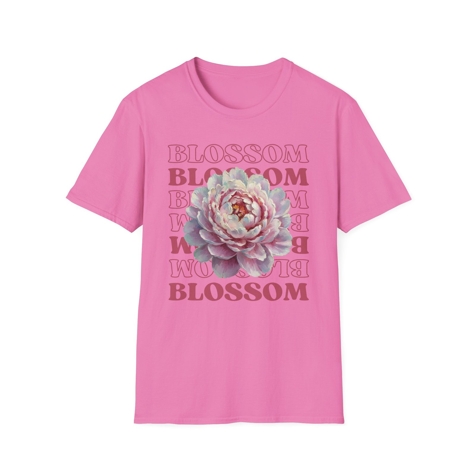 Blossom Floral Tee — Pink Peony Graphic T-Shirt - Image 45